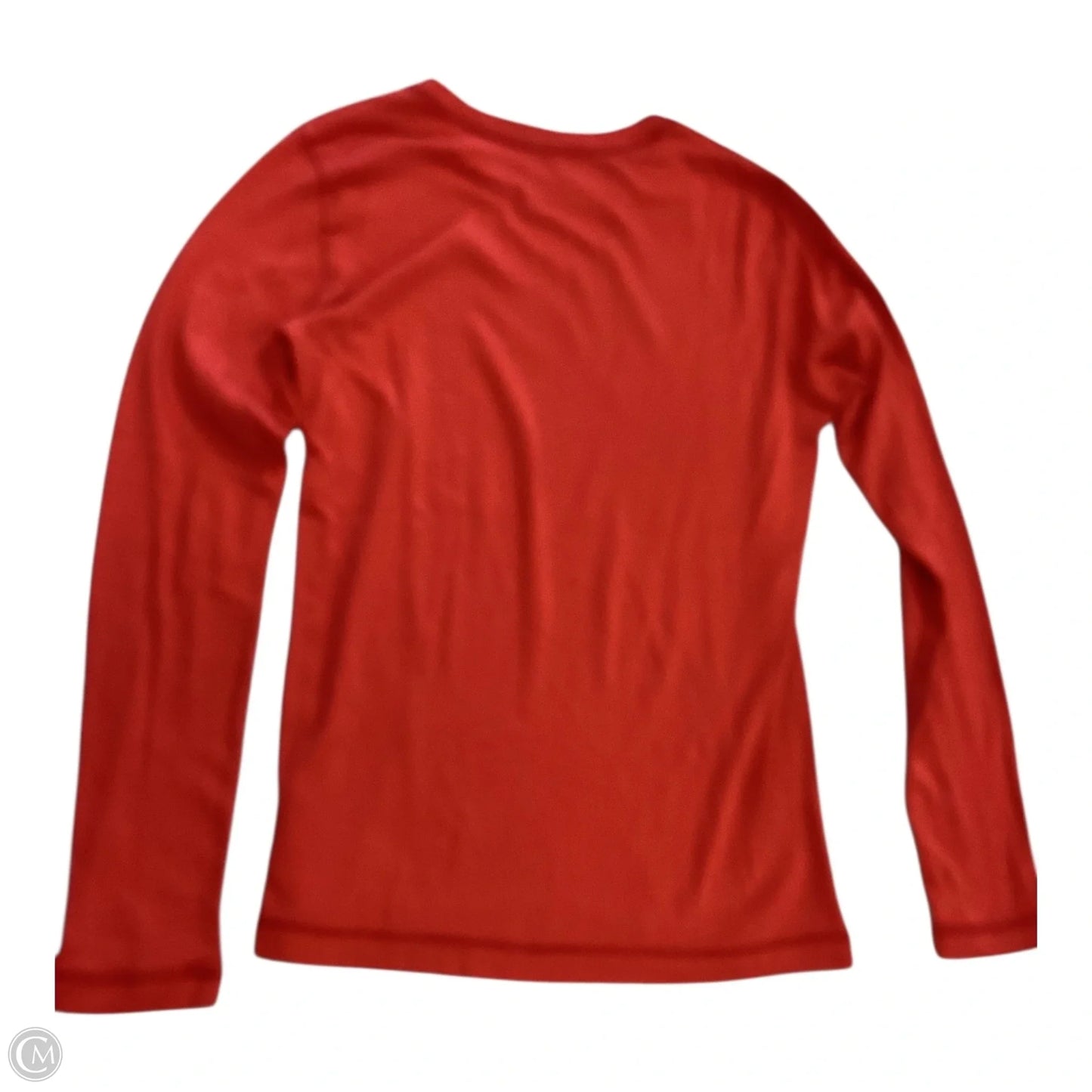 Top Long Sleeve Basic By Gap In Red, Size: L