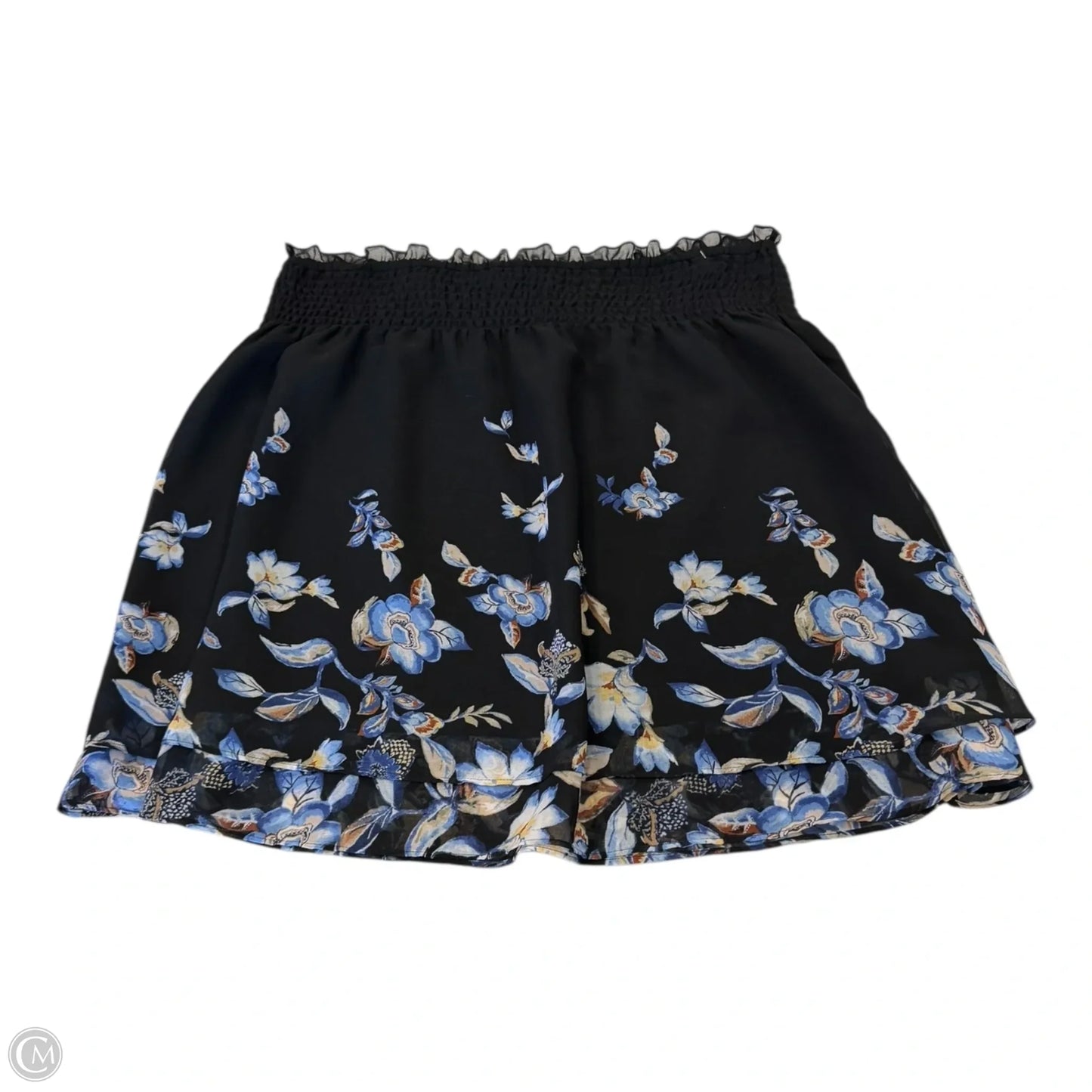 Skirt Mini & Short By White House Black Market In Black & Blue, Size: L