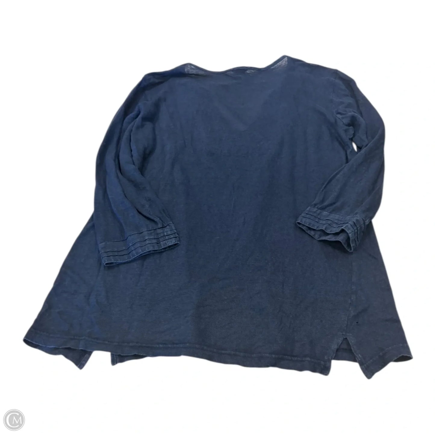 Top Long Sleeve By Talbots In Navy, Size: S