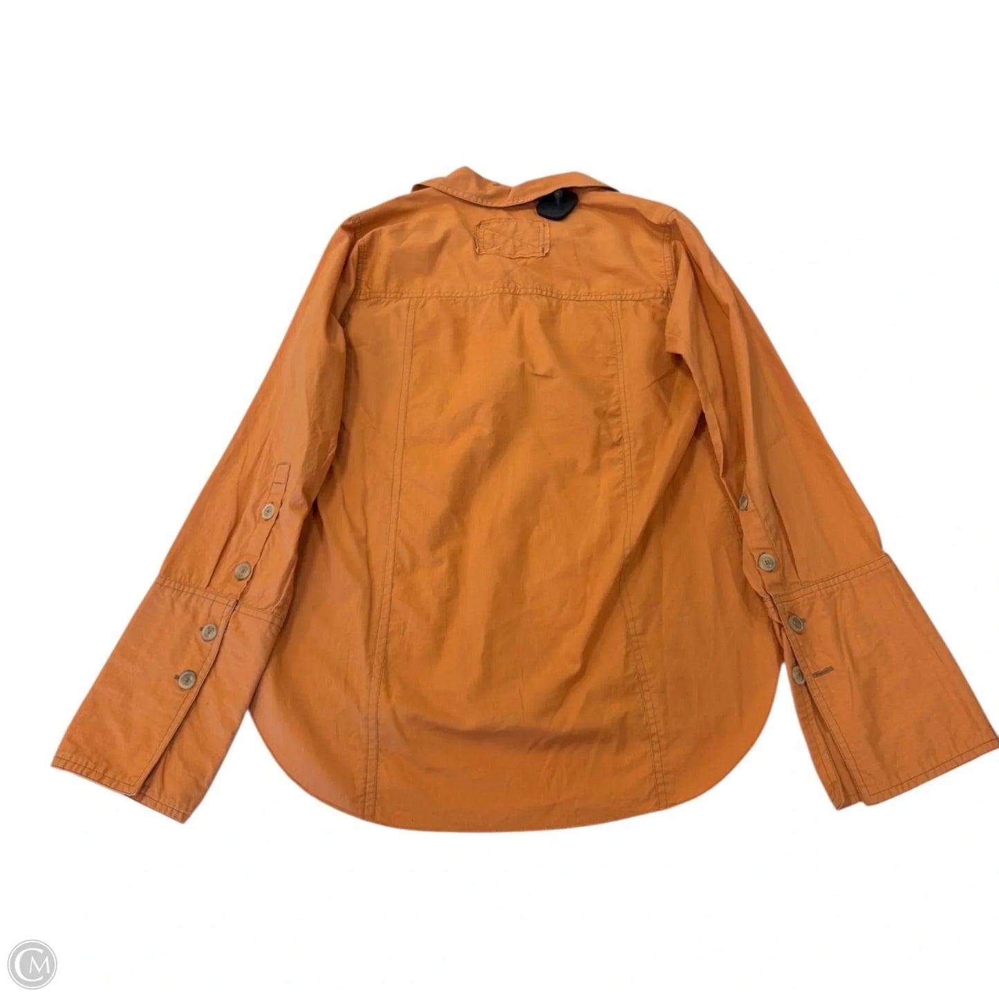 Top Long Sleeve By Free People In Orange, Size: S