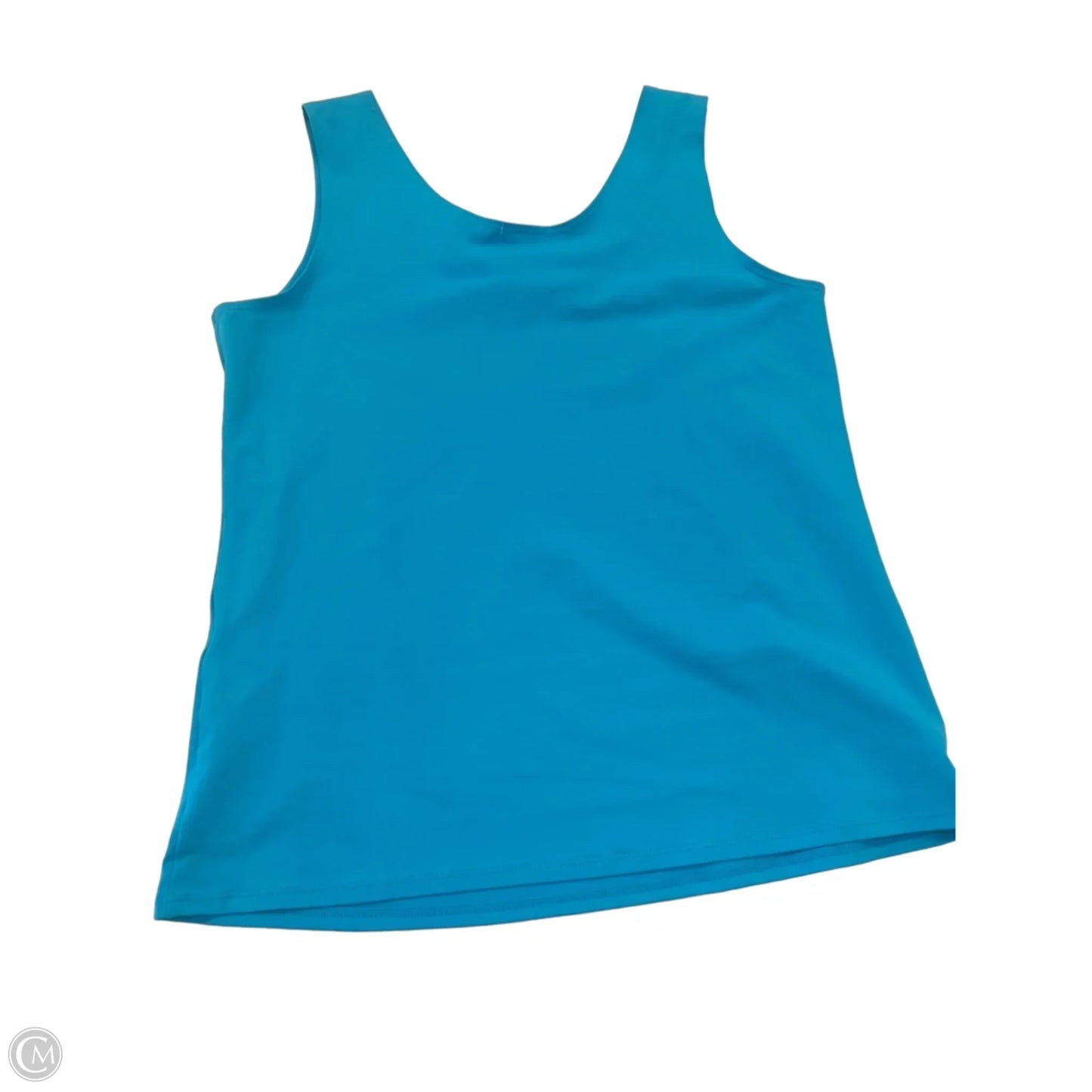 Top Sleeveless By Chicos In Blue, Size: M