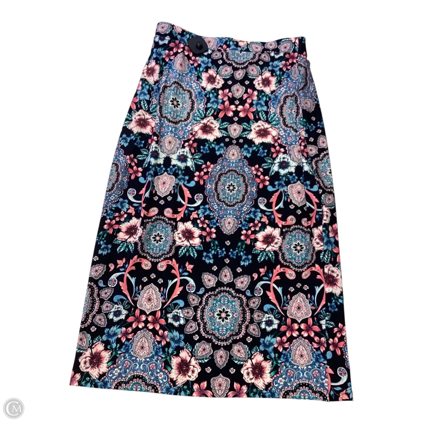 Skirt Midi By Roz And Ali In Floral Print, Size: S