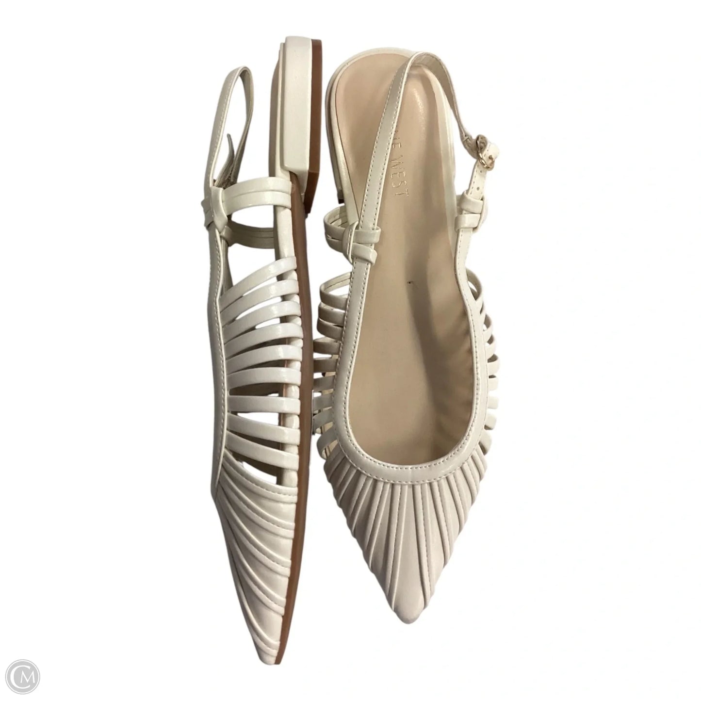 Shoes Flats By Nine West In White, Size: 9
