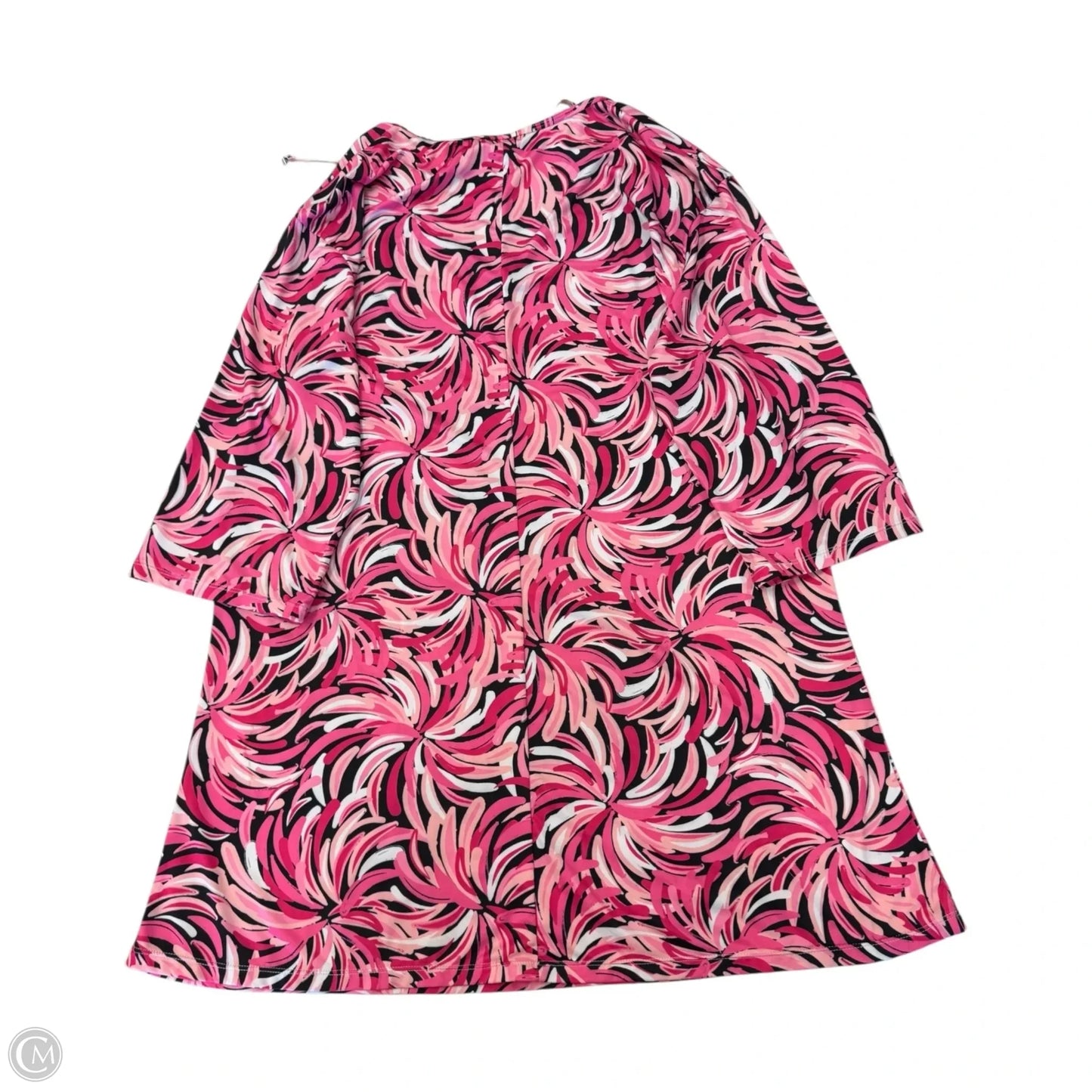 Dress Casual Short By Clothes Mentor In Black & Pink, Size: Xxl