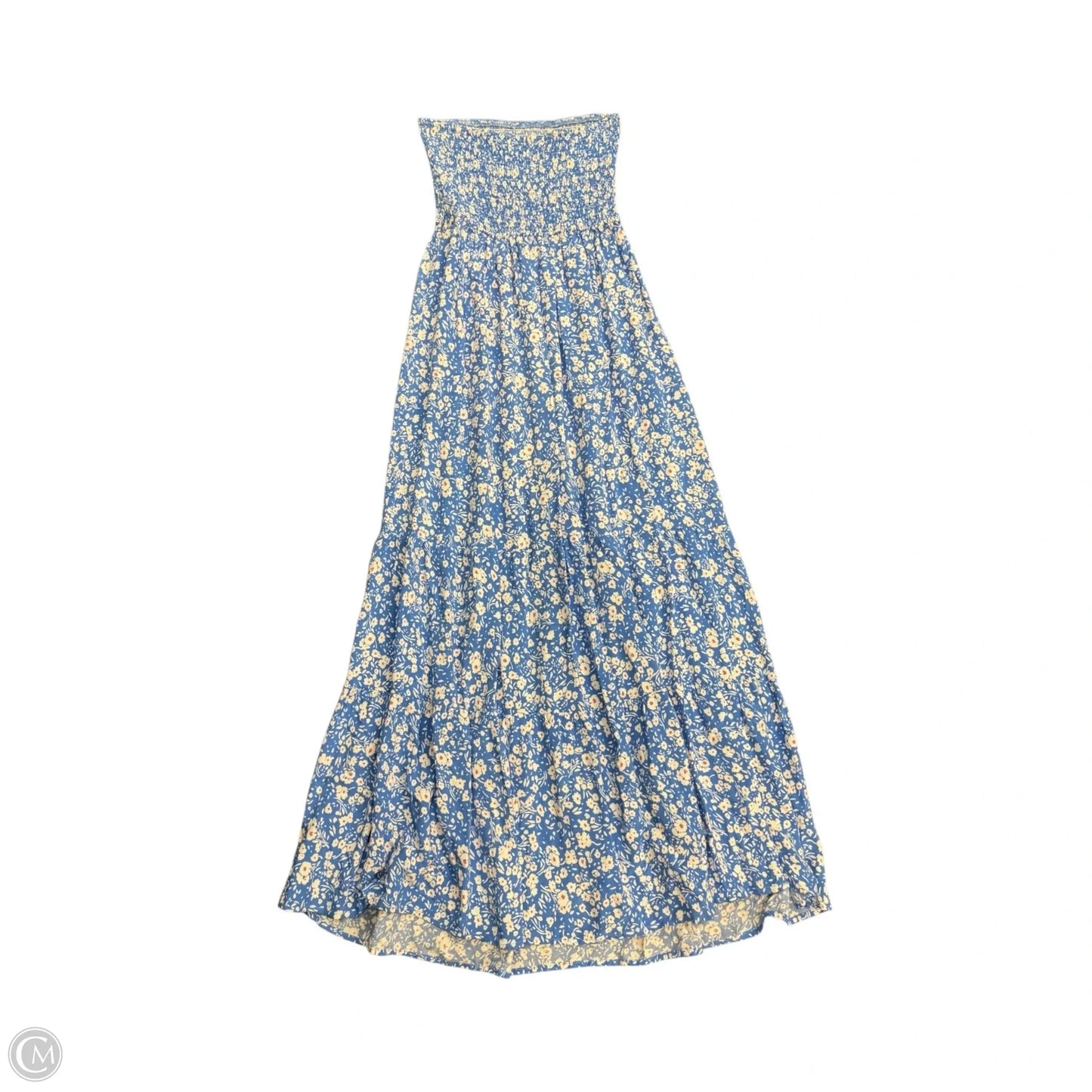 Dress Casual Maxi By Zesica In Blue & White, Size: S