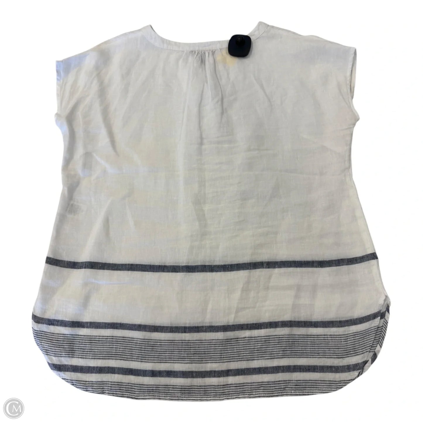 Top Short Sleeve By Talbots In White, Size: Sp