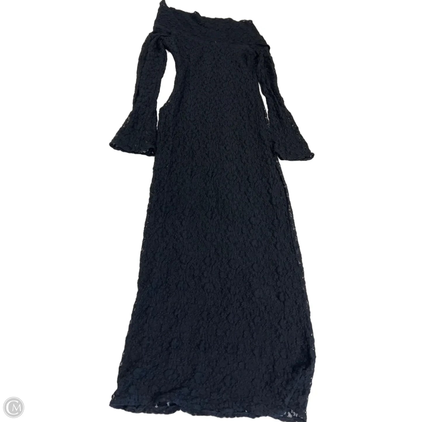 Dress Casual Maxi By Zara In Black, Size: L
