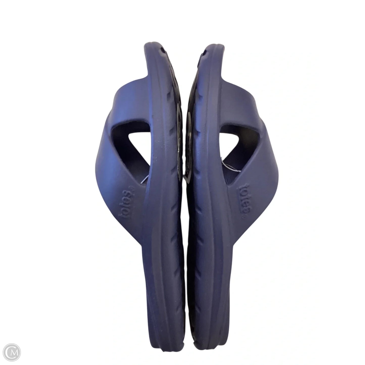 Sandals Flats By Totes In Navy, Size: 7