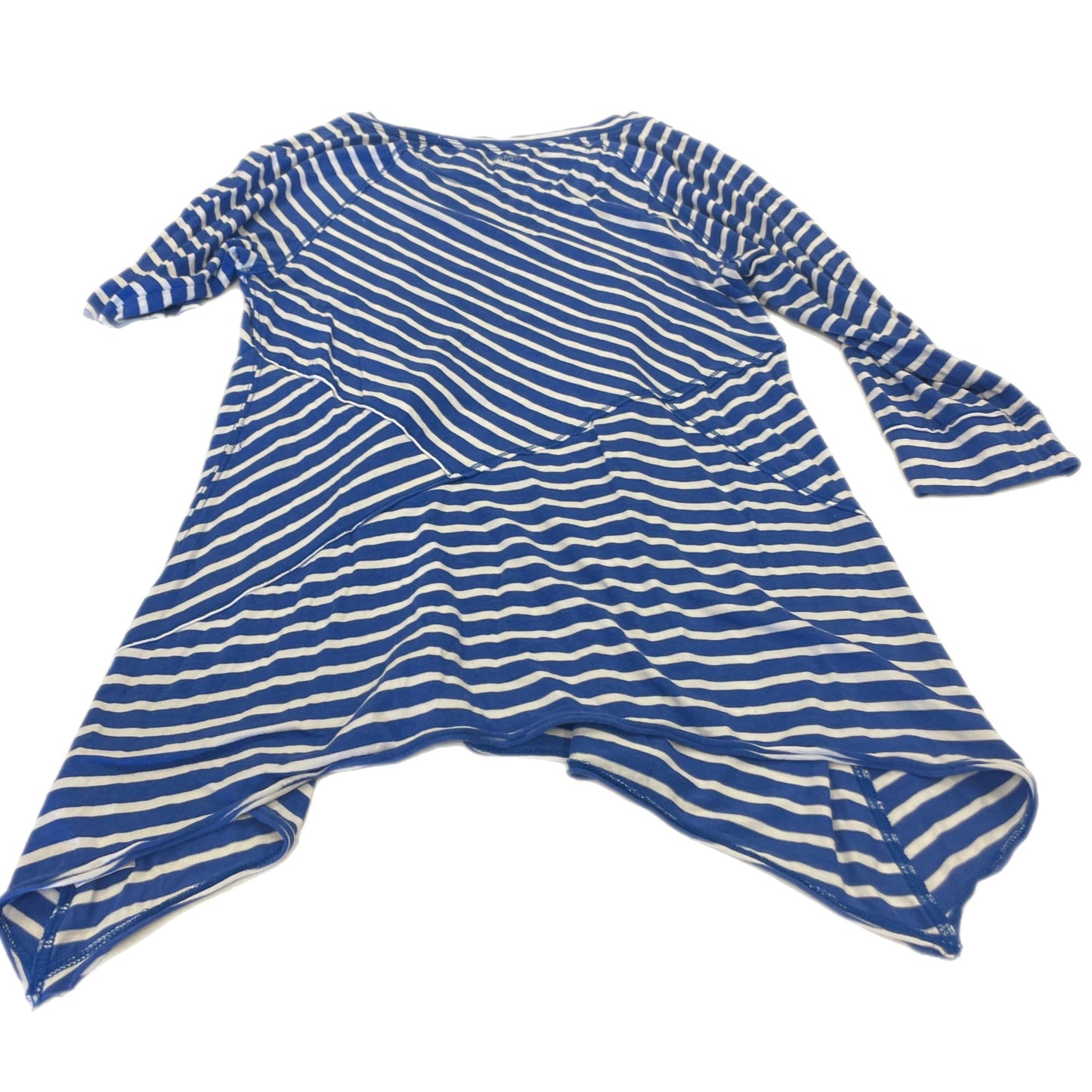 Top Long Sleeve By Calvin Klein In Striped Pattern, Size: L