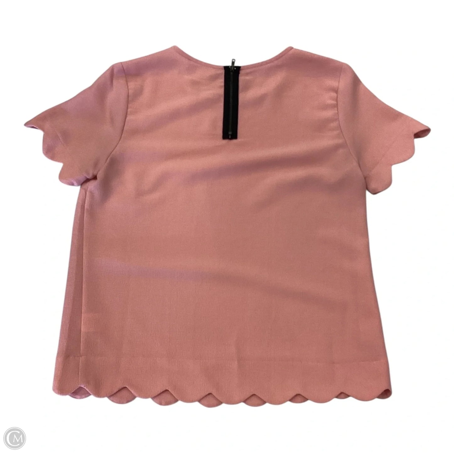 Top Short Sleeve By Monteau In Pink, Size: S