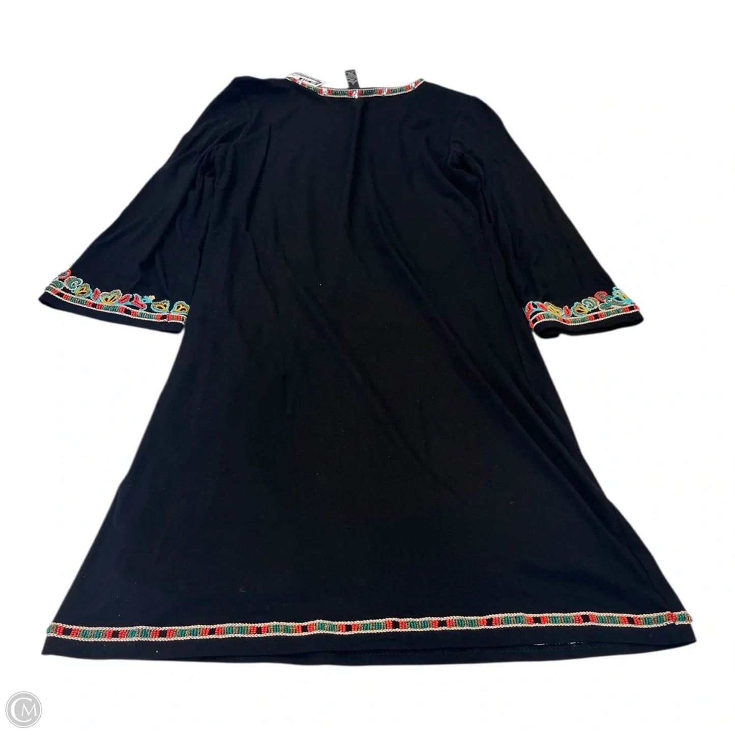 Dress Casual Midi By Inc In Black & Blue, Size: S