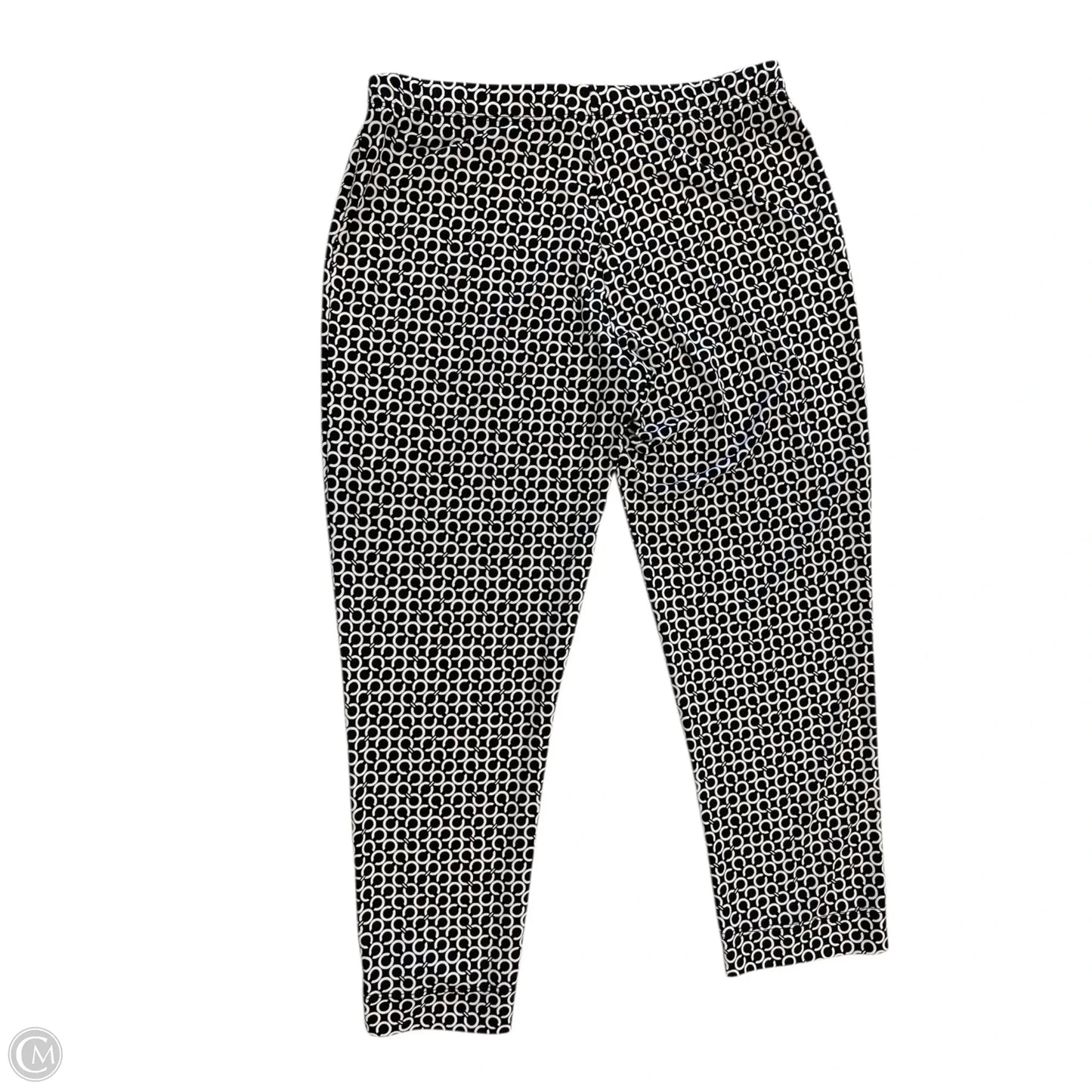 Capris By Clara Sun Woo In Black & White, Size: L