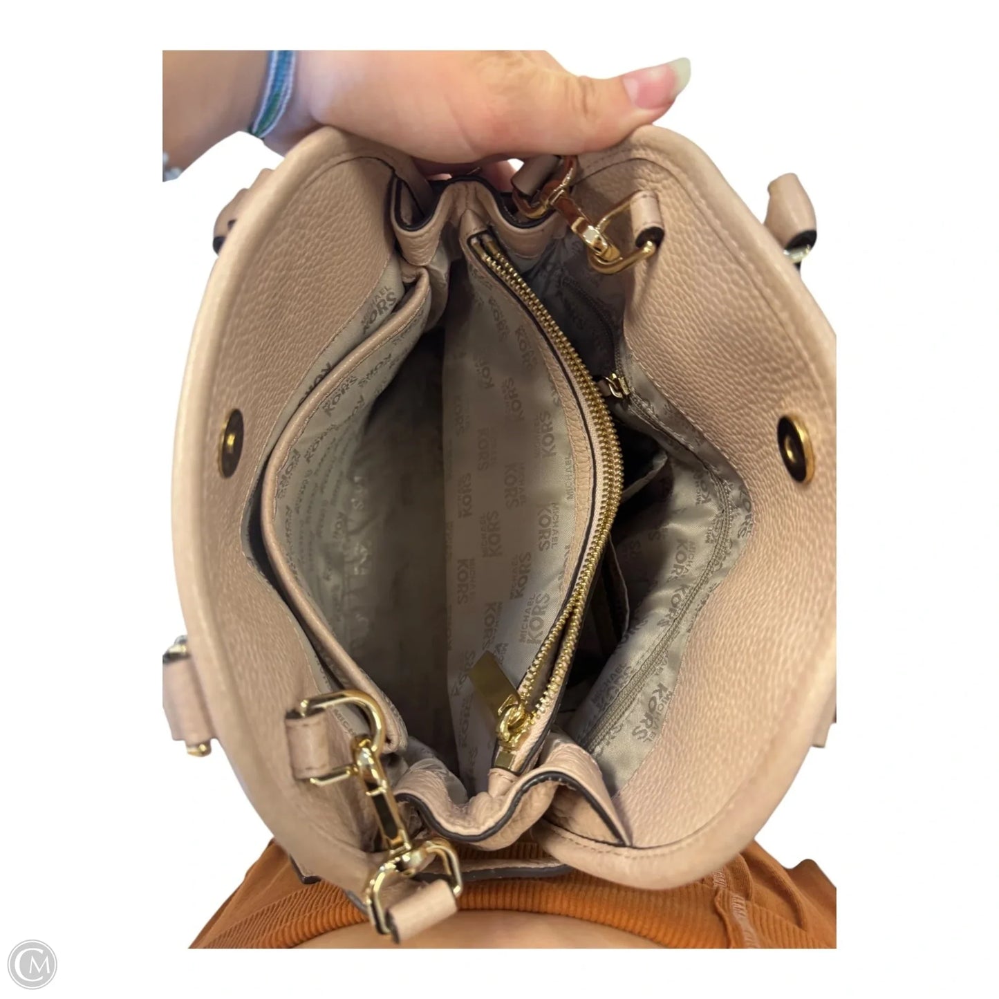 Handbag Designer By Michael Kors, Size: Medium