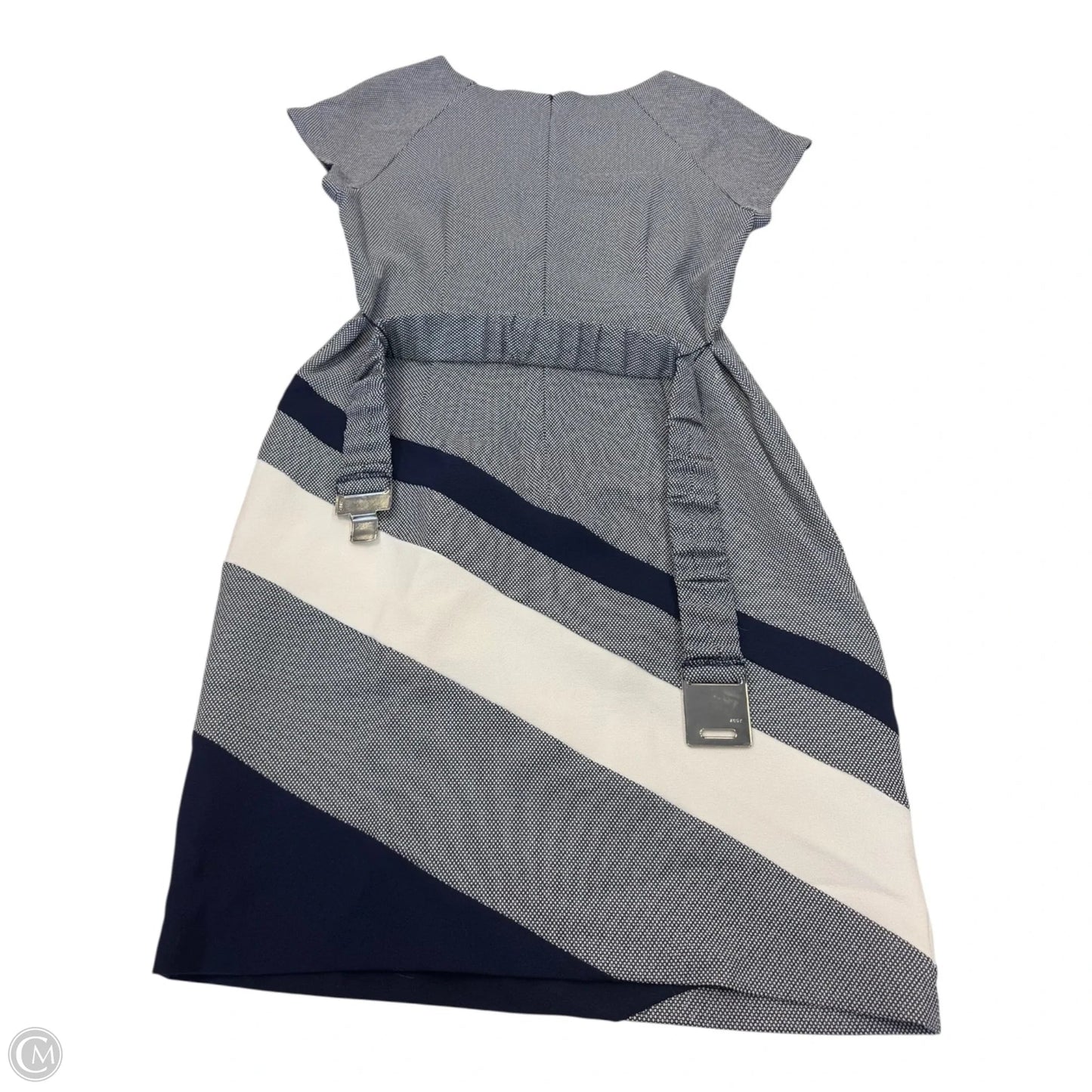 Dress Work By Studio 1 In Blue & White, Size: 12