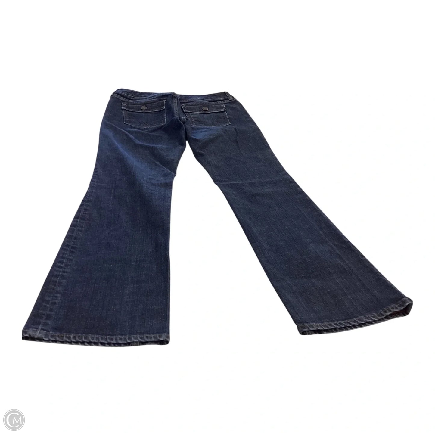 Jeans Straight By Gap In Blue Denim, Size: 4