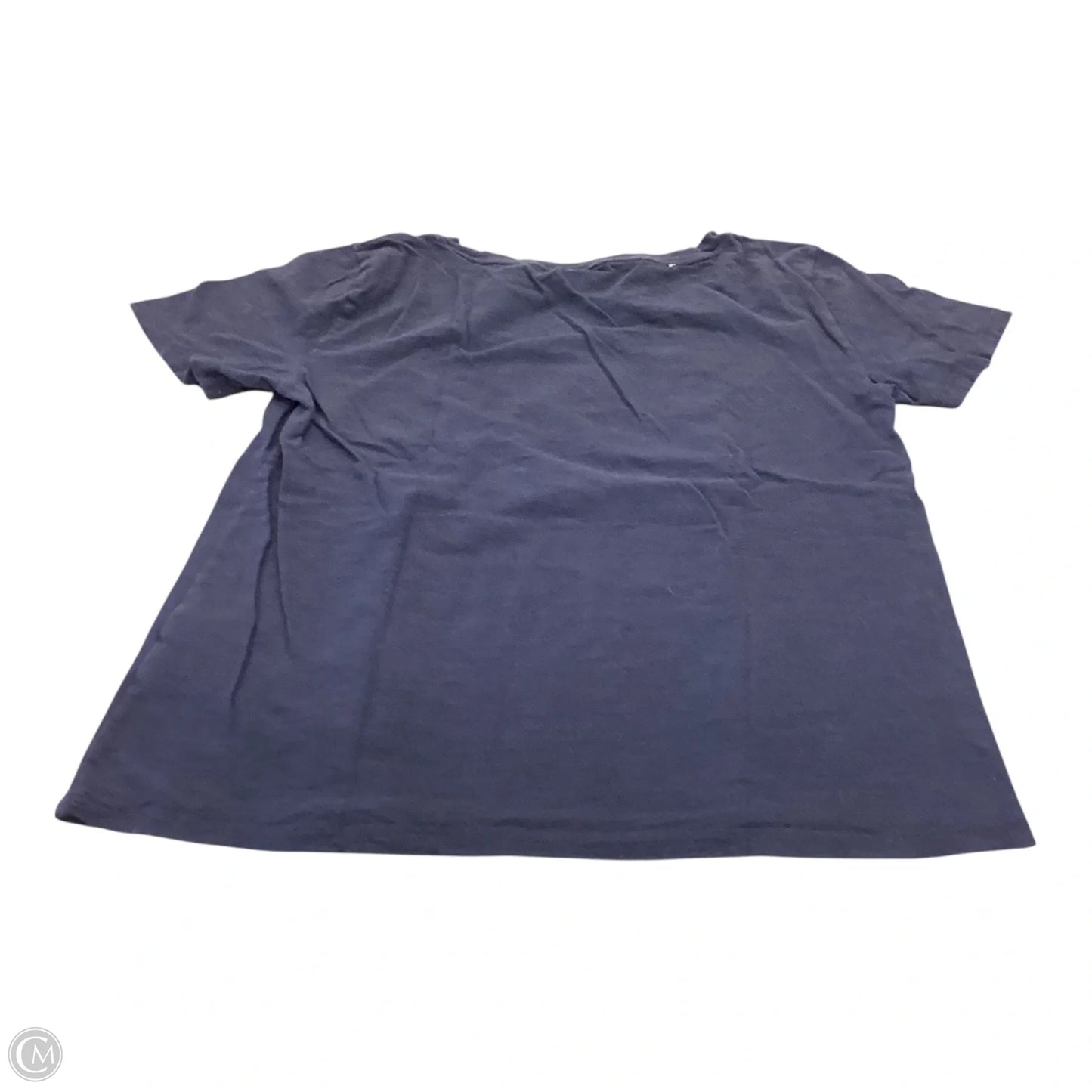 Top Short Sleeve By J. Crew In Blue & White, Size: S