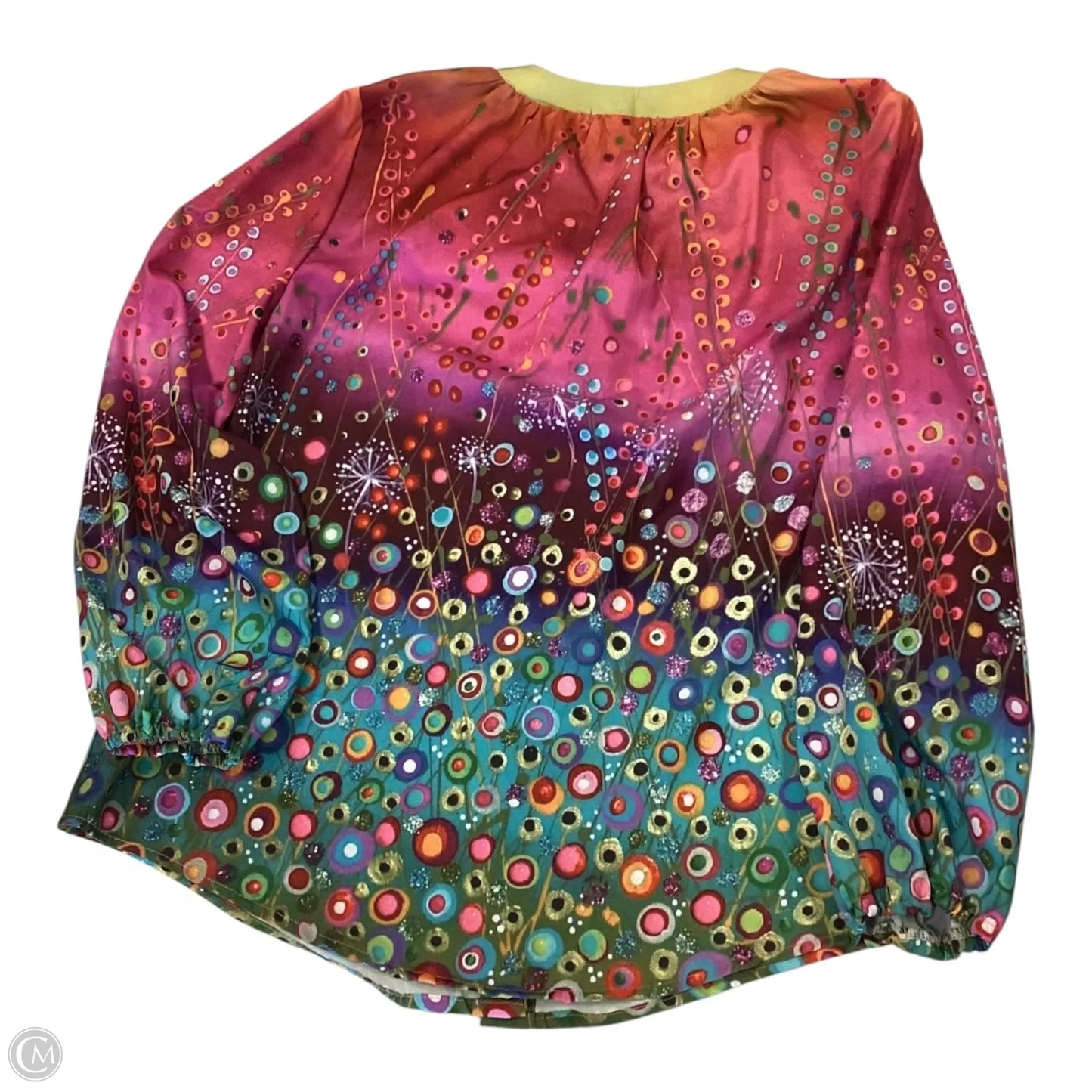 Top Long Sleeve By Misslook In Multi-colored, Size: L