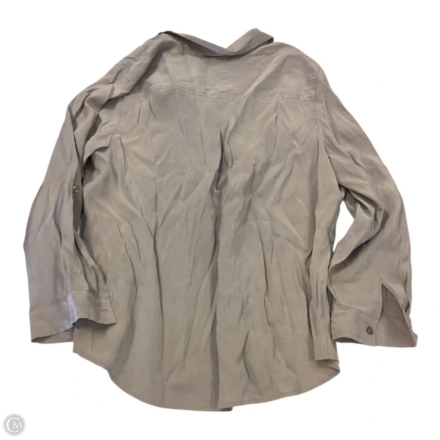 Top Long Sleeve By Chicos In Beige, Size: Xl