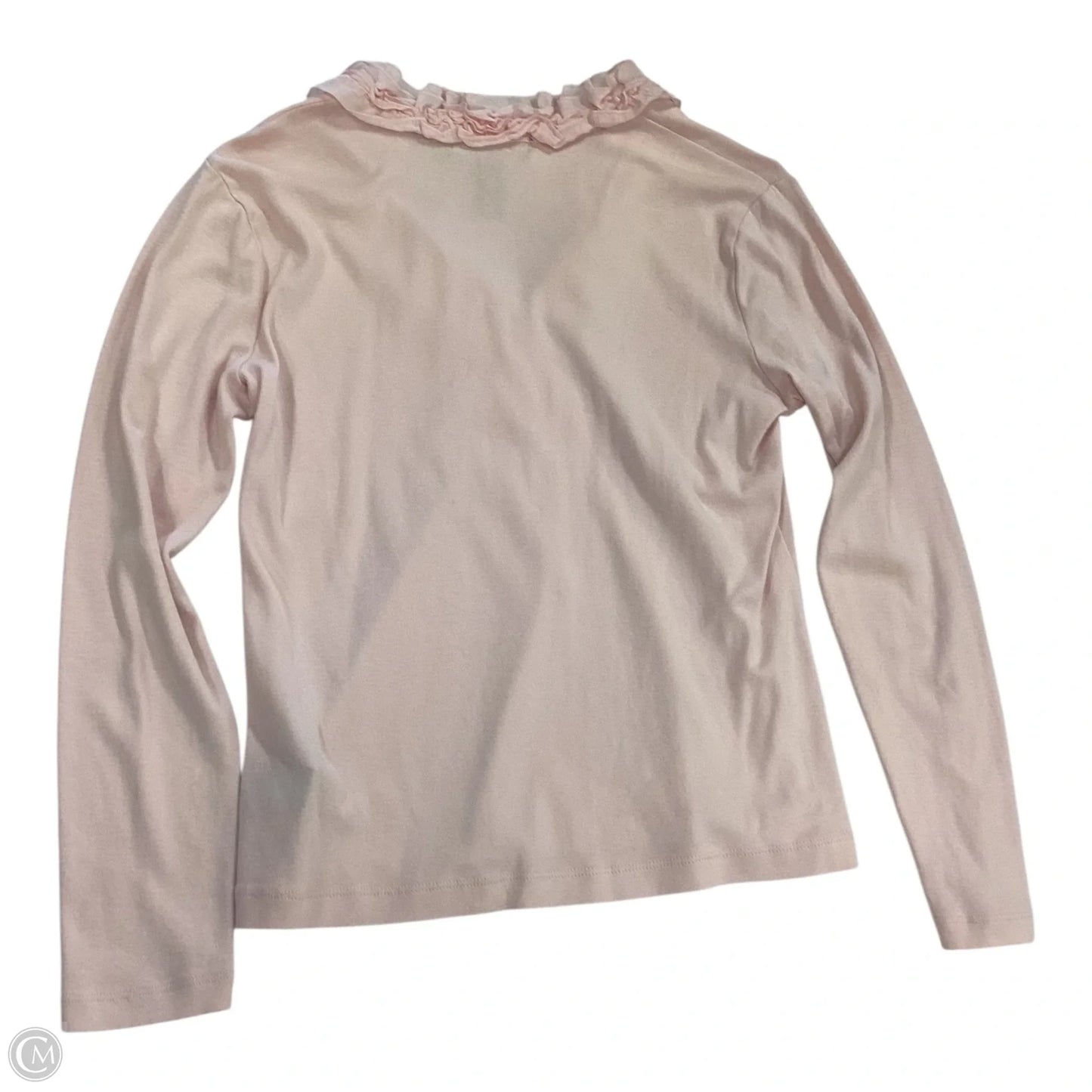 Top Long Sleeve By Lauren By Ralph Lauren In Pink, Size: Mp