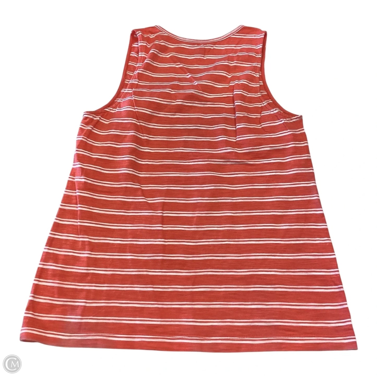 Top Sleeveless By Tommy Bahama In Orange & White, Size: S