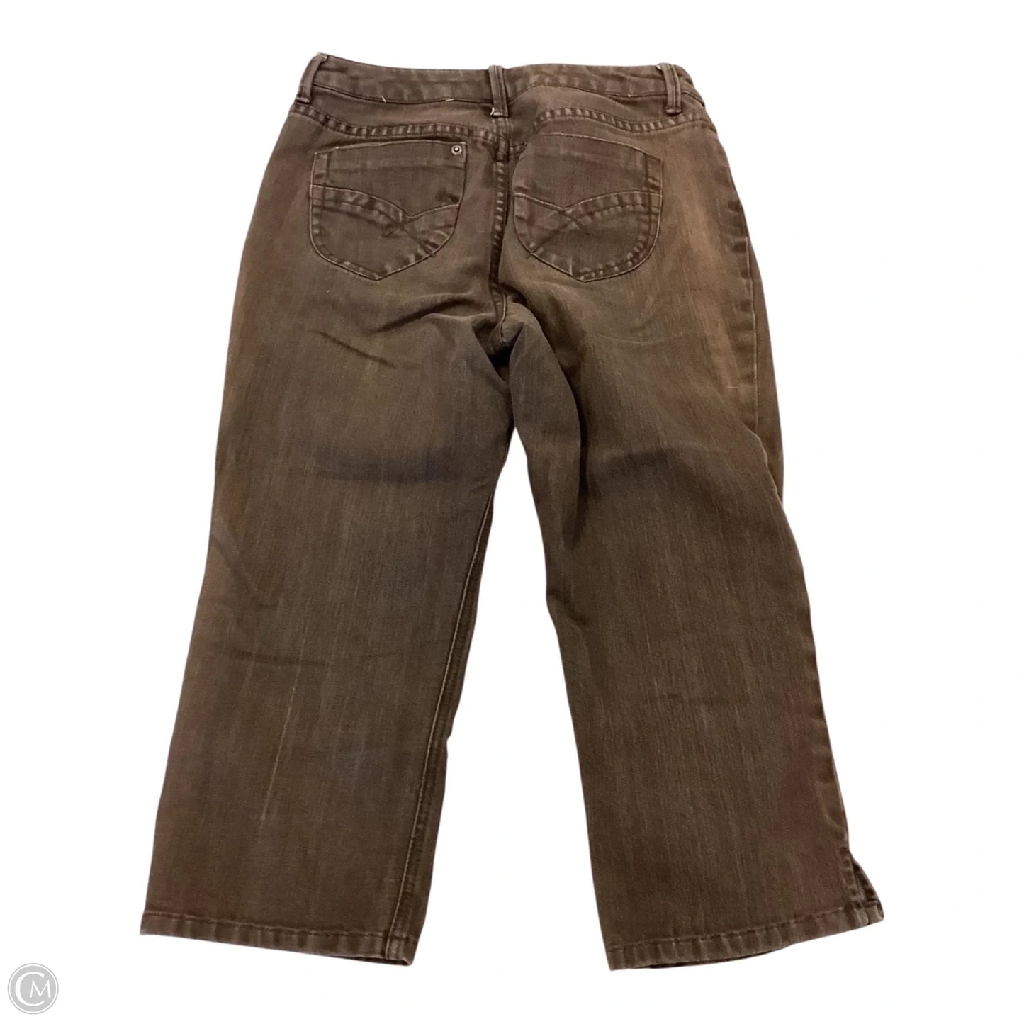 Capris By Chicos In Brown, Size: Xs