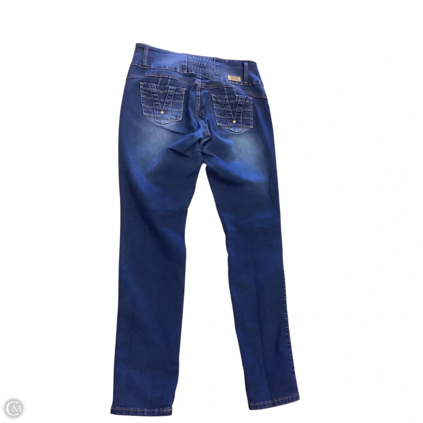 Jeans Straight By Clothes Mentor In Blue Denim, Size: 16
