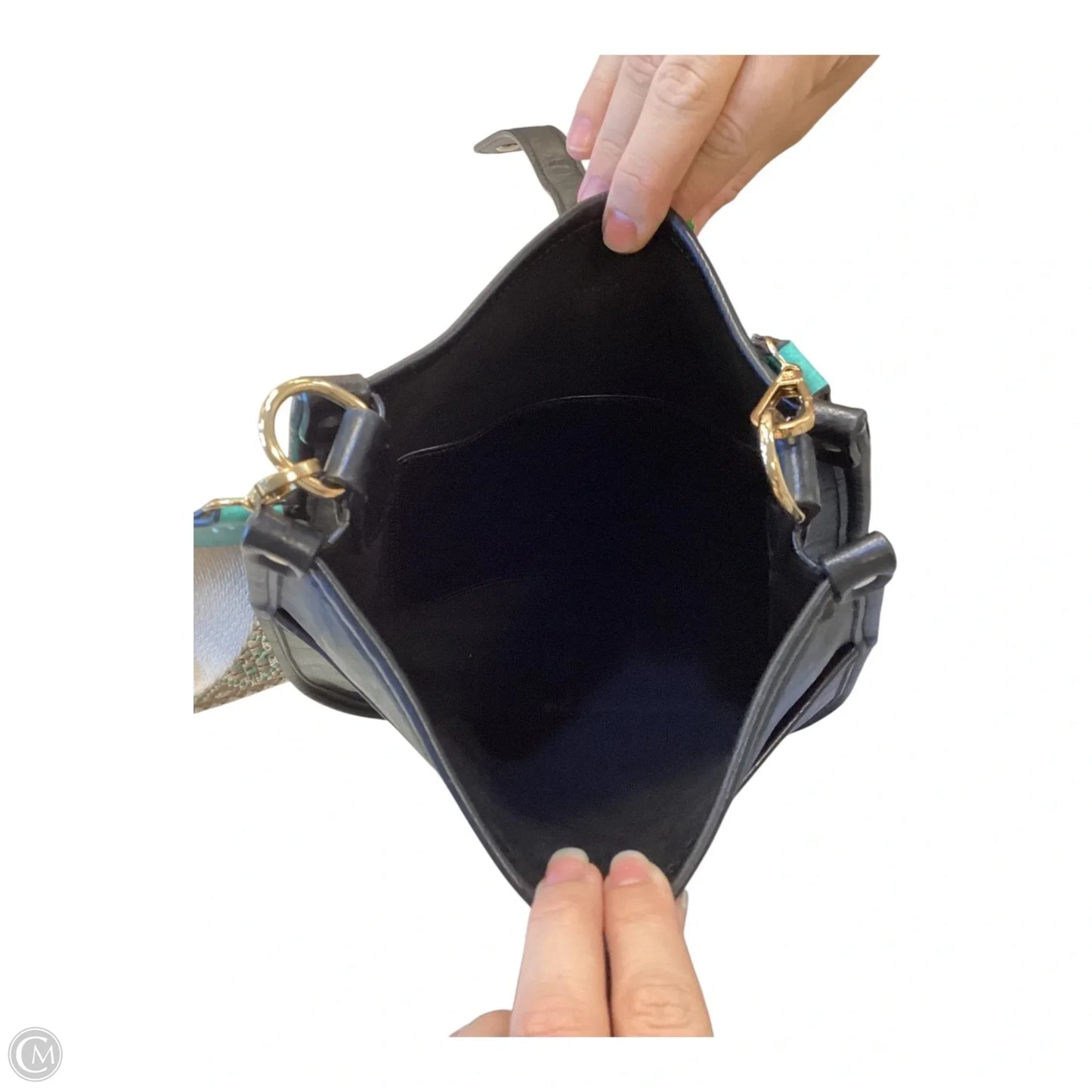 Crossbody Leather By Clothes Mentor, Size: Medium