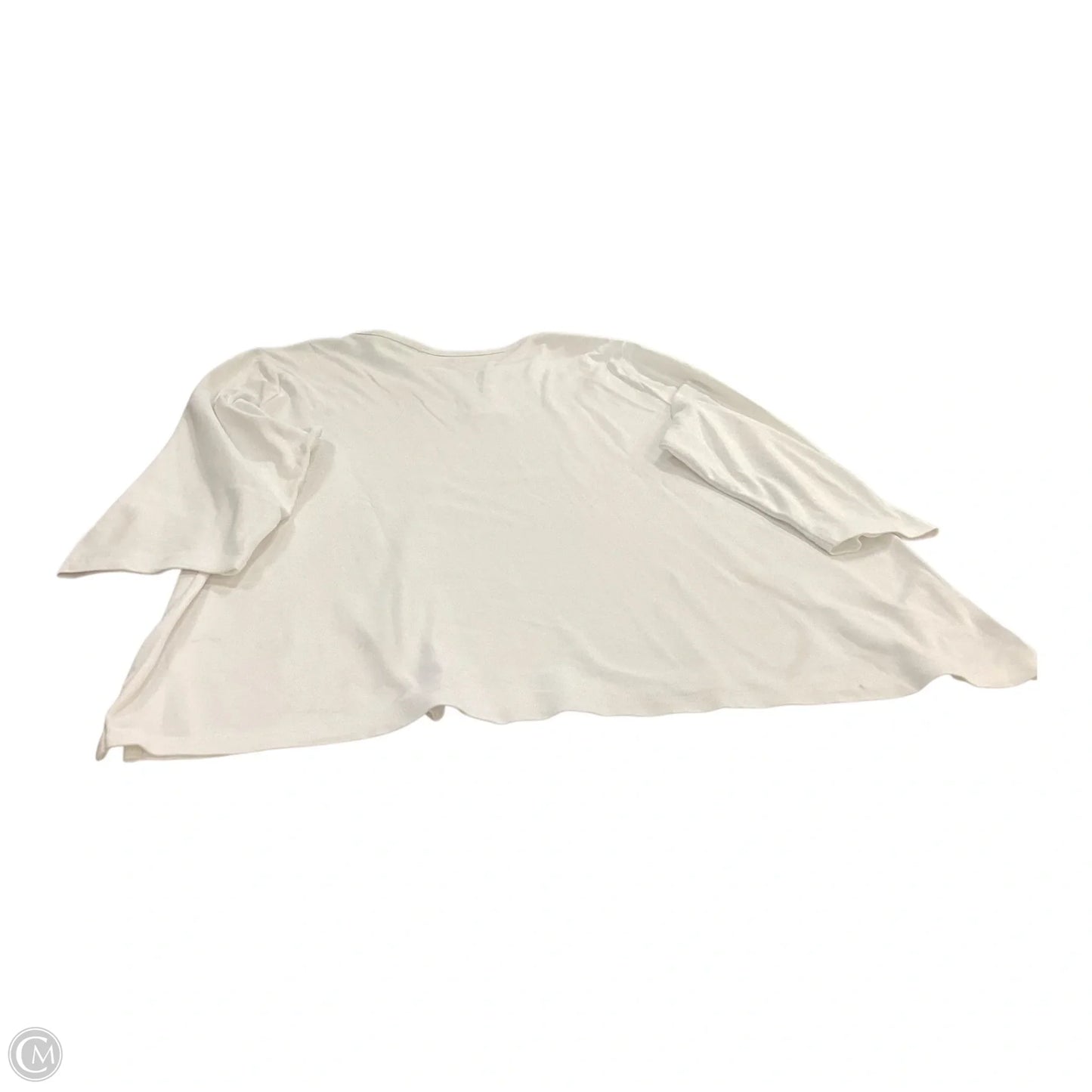 Top 3/4 Sleeve Basic By L.l. Bean In White, Size: 3x