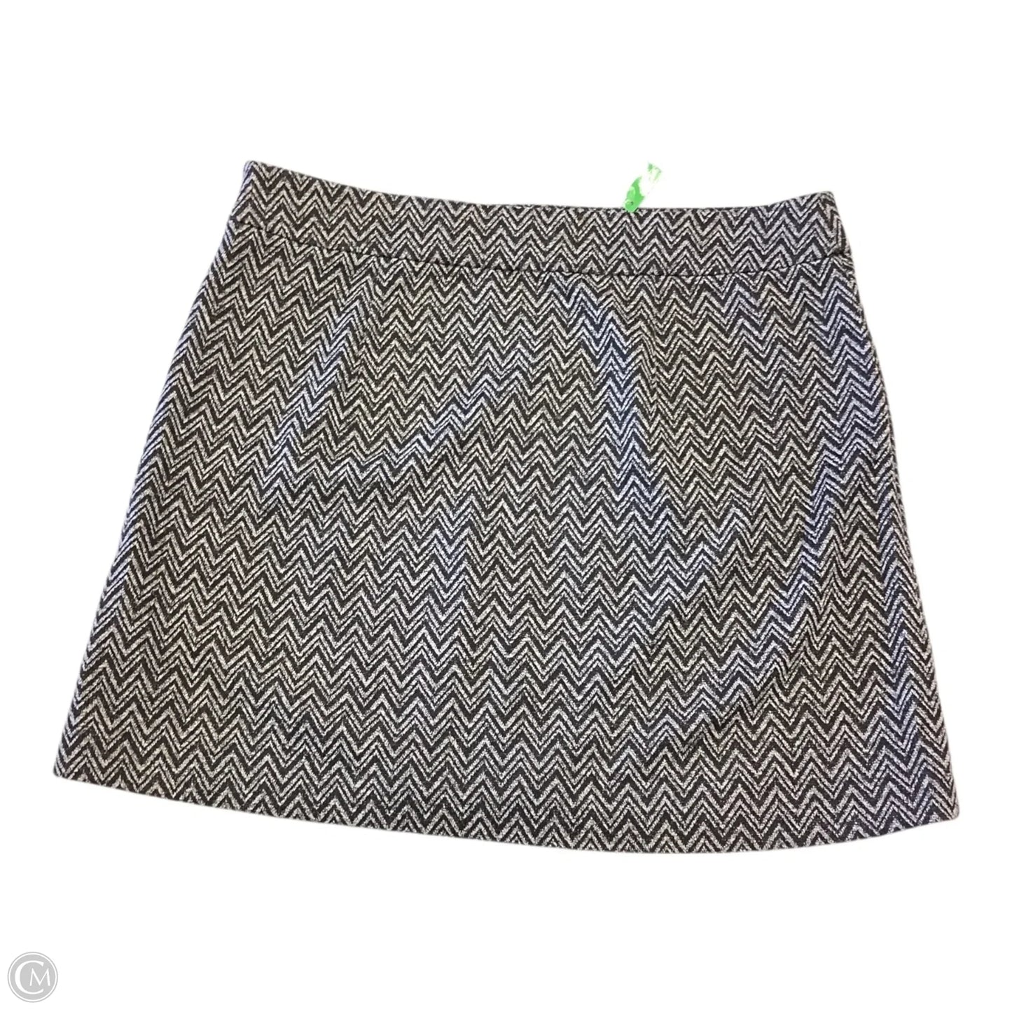 Skirt Mini & Short By Loft In Striped Pattern, Size: 10