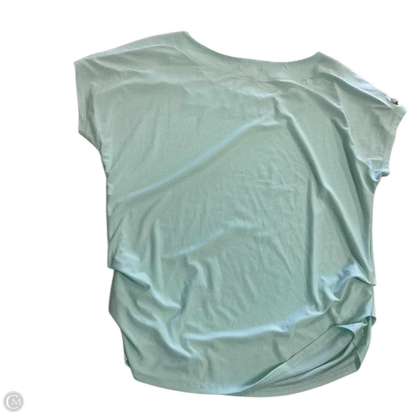 Top Short Sleeve By Auw In Green, Size: L