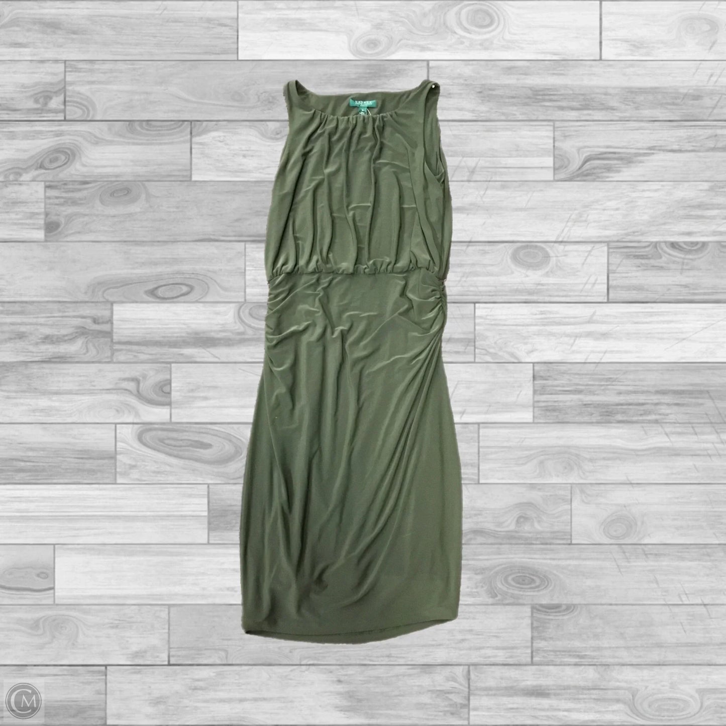 Dress Casual Midi By Lauren By Ralph Lauren In Green, Size: 10