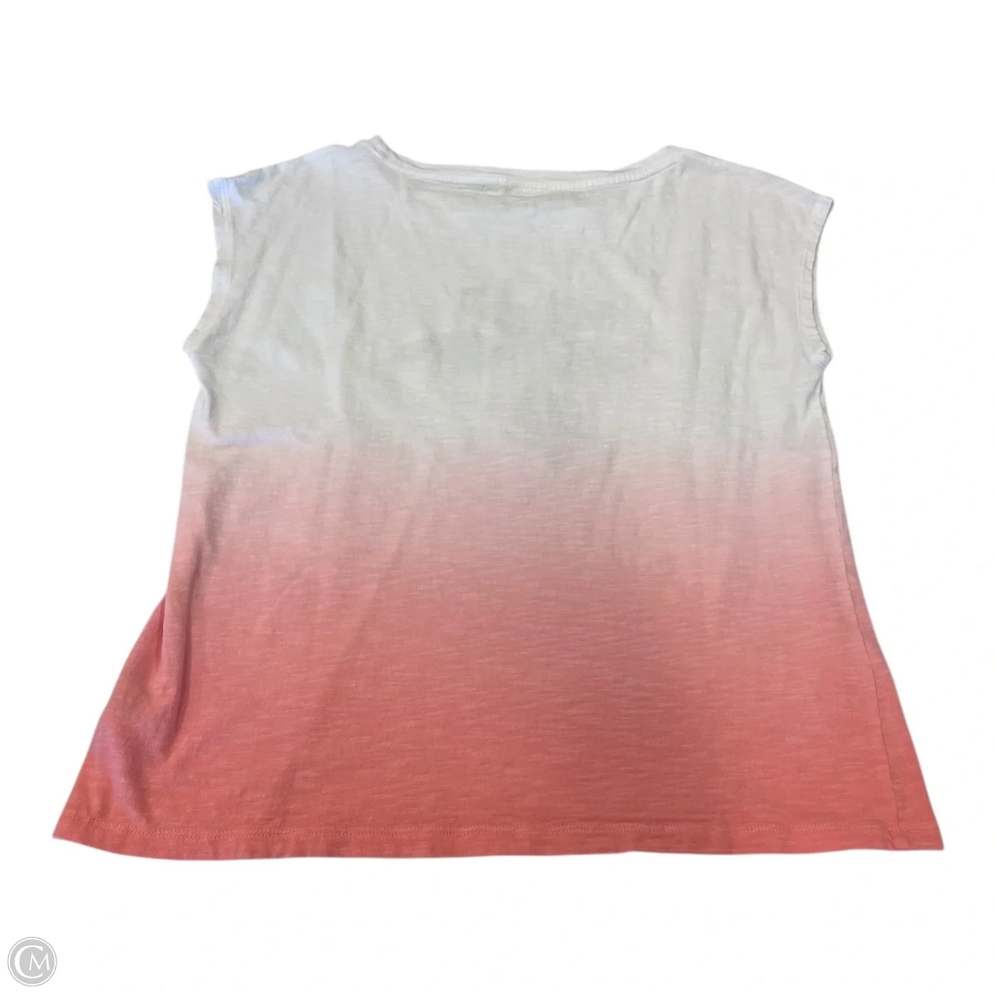 Top Short Sleeve By Talbots In Tropical Print, Size: Mp