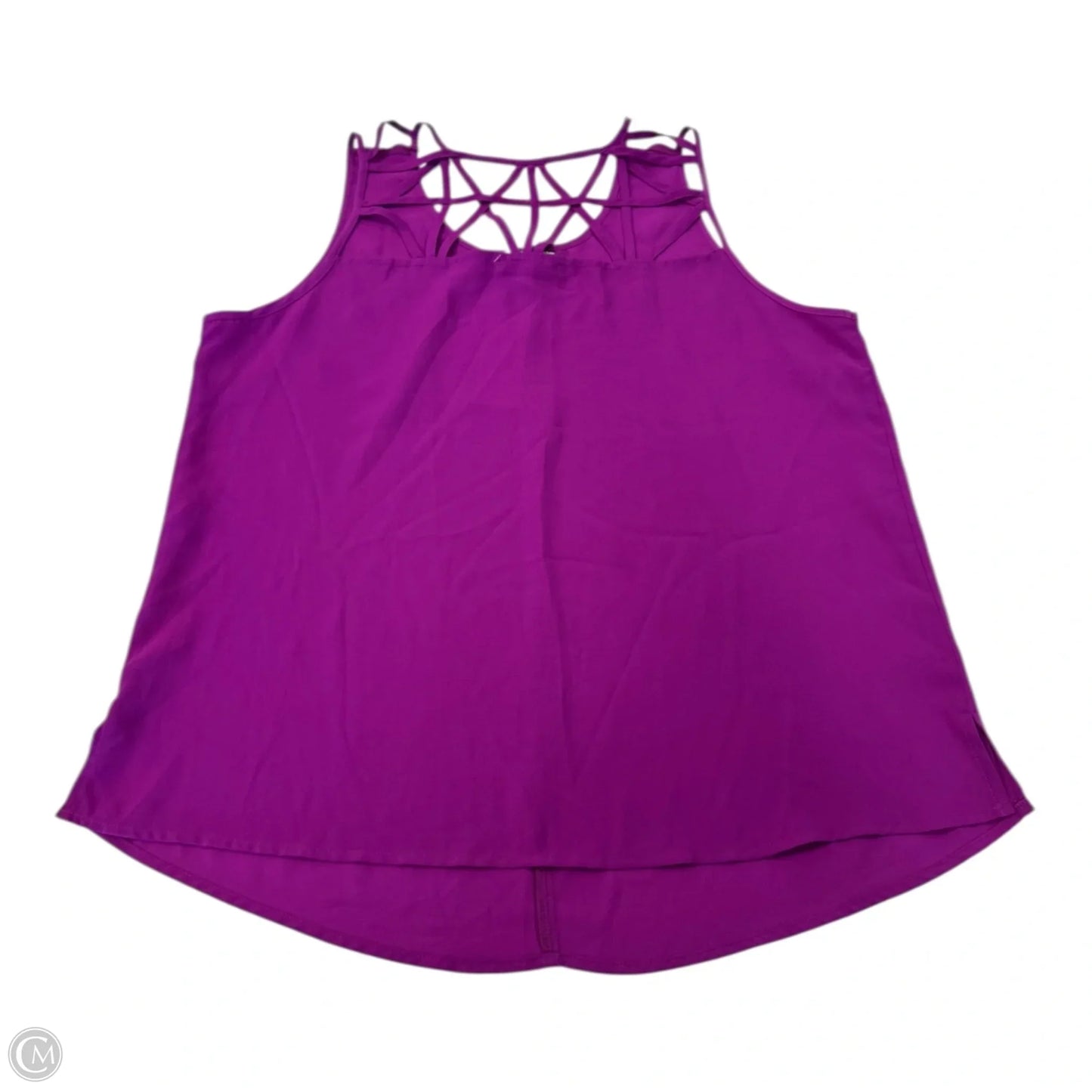 Top Sleeveless By Skies Are Blue In Purple, Size: Xl
