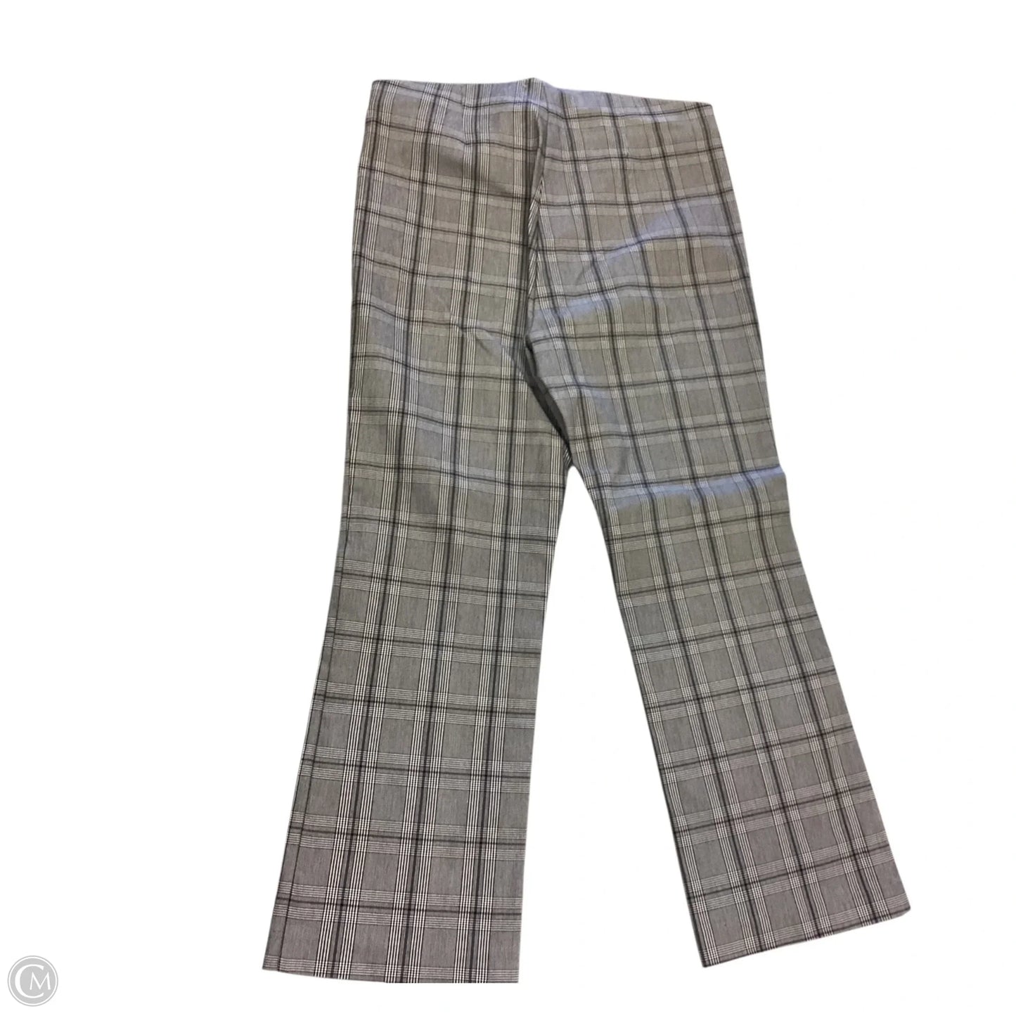 Pants Dress By Calvin Klein In Plaid Pattern, Size: L