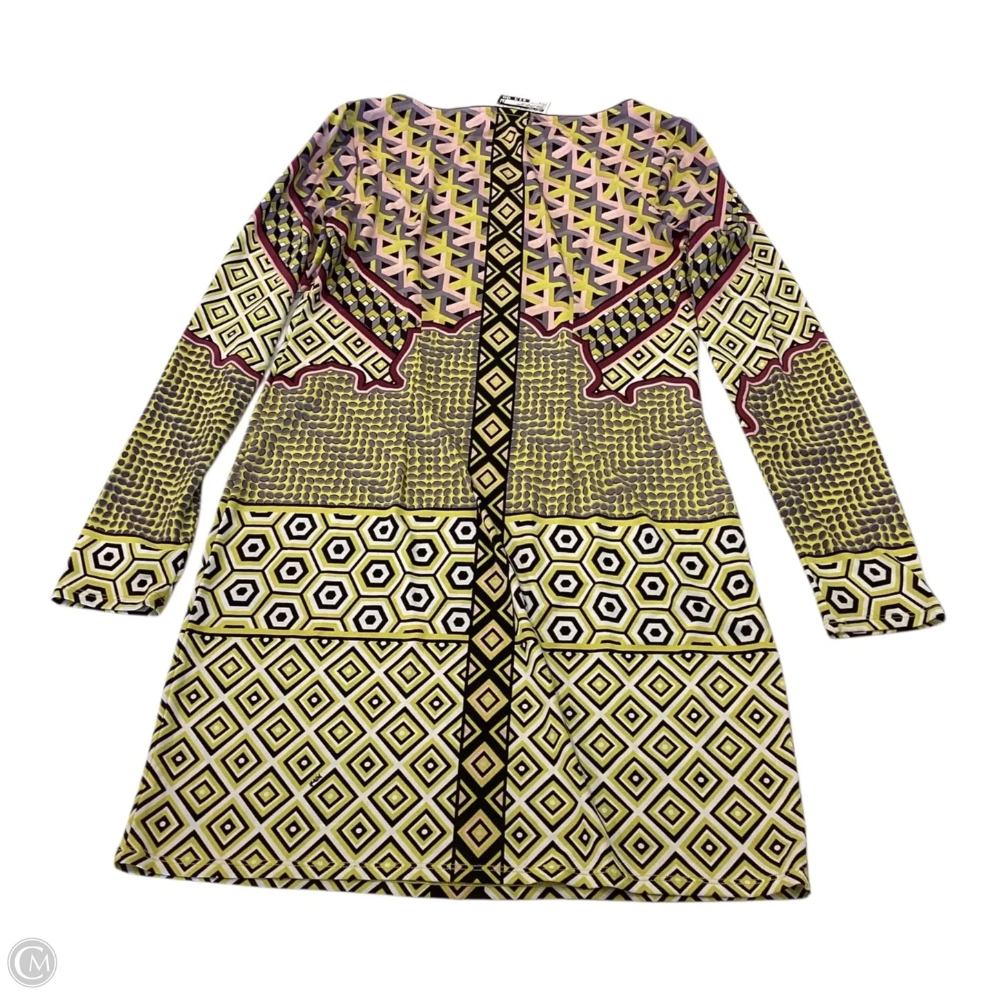 Dress Casual Short By Hale Bob In Geometric Pattern, Size: S