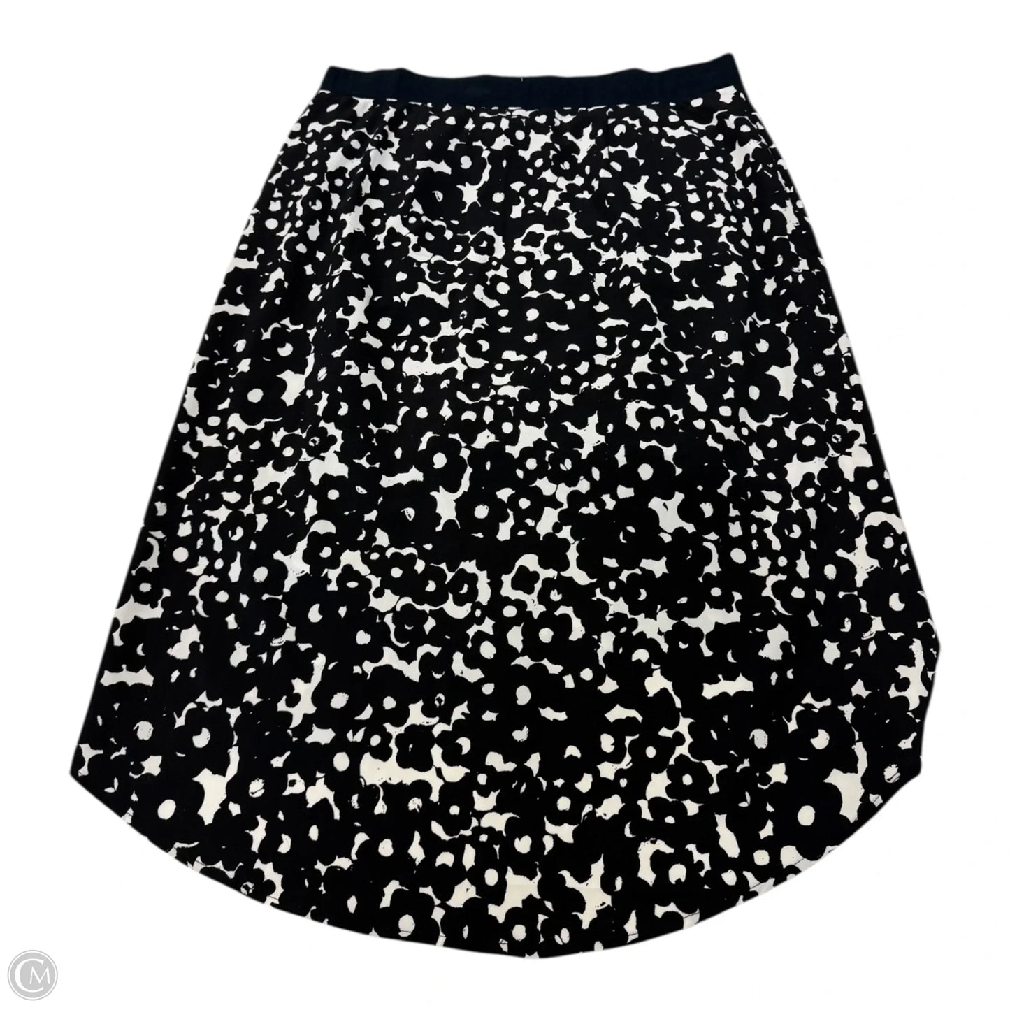 Skirt Midi By Cabi In Black & White, Size: M
