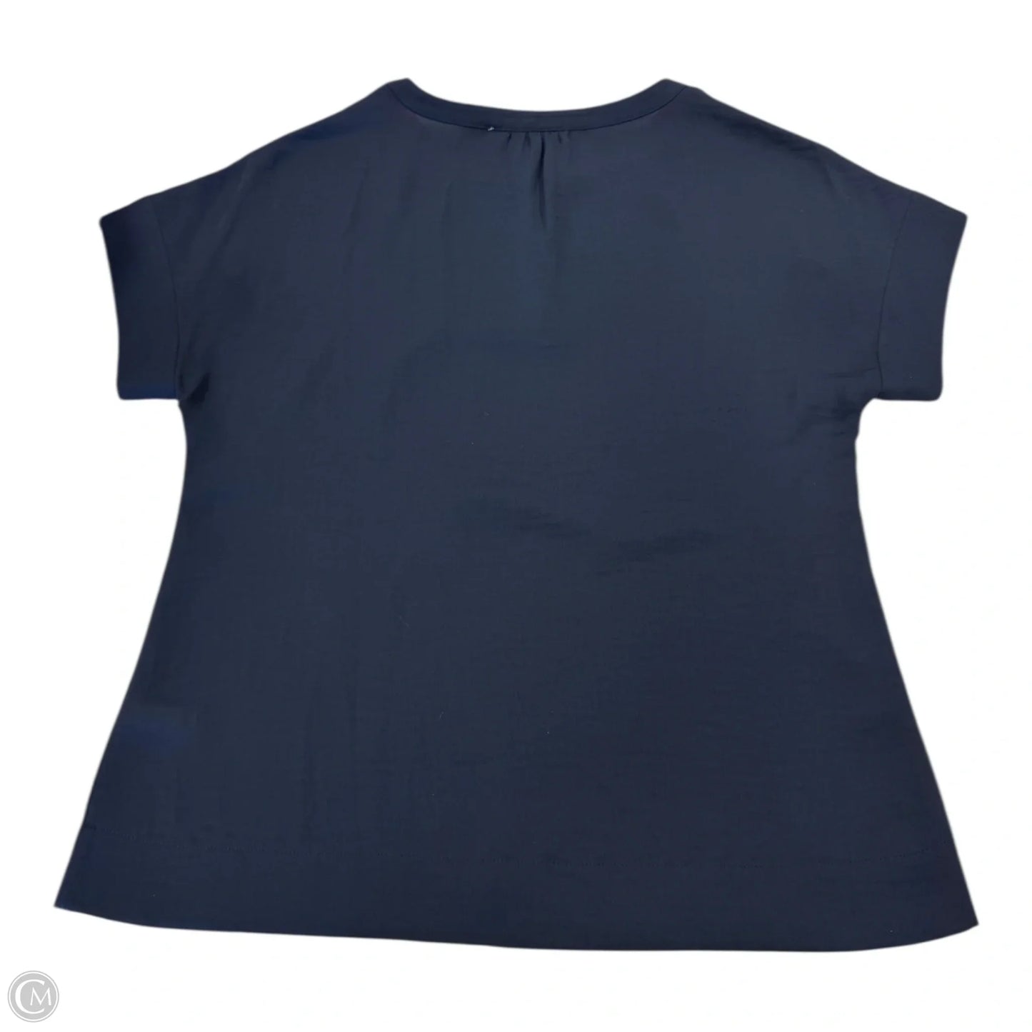Top Short Sleeve By Banana Republic In Blue, Size: S