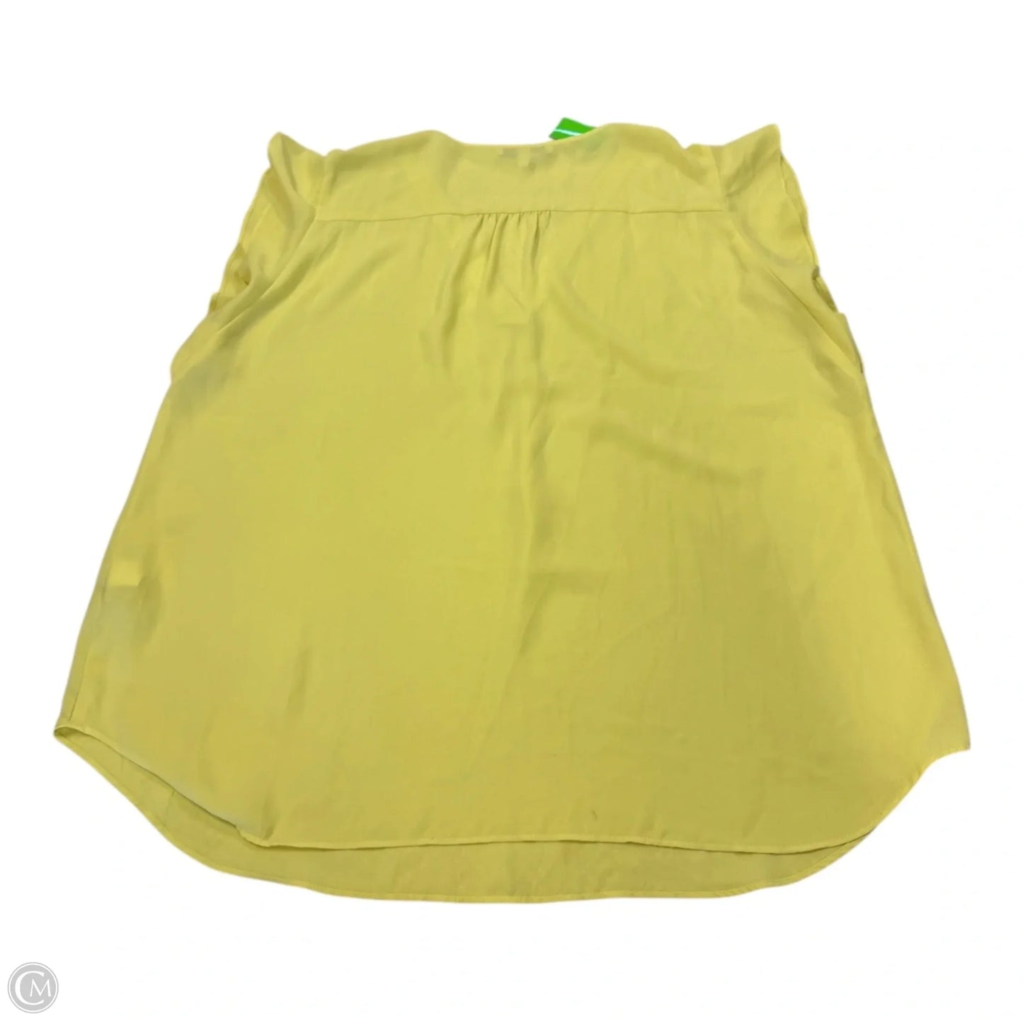 Top Sleeveless By Chaus In Yellow, Size: Xl