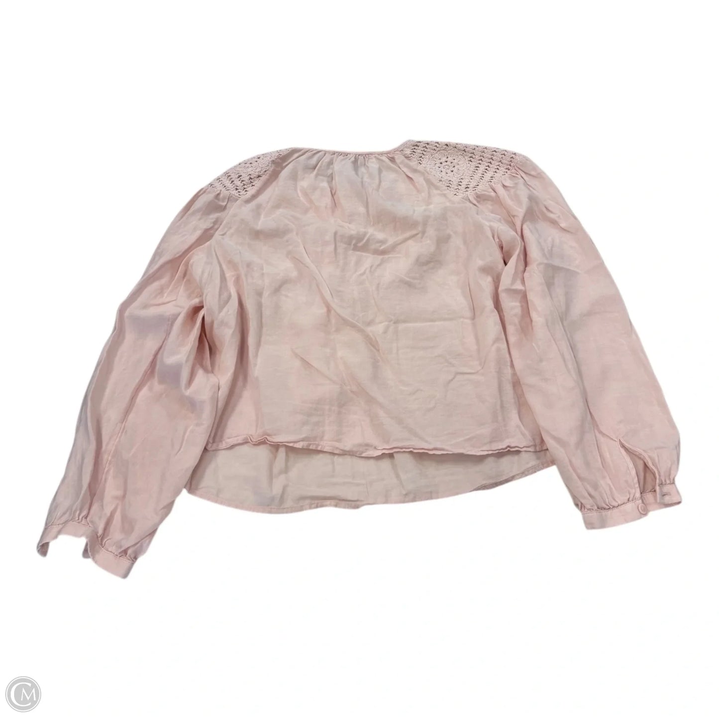 Top Long Sleeve By Loft In Pink, Size: Mp
