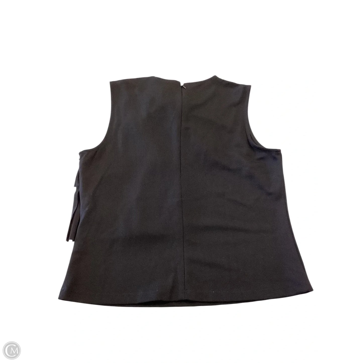 Top Sleeveless By Tahari In Black, Size: S