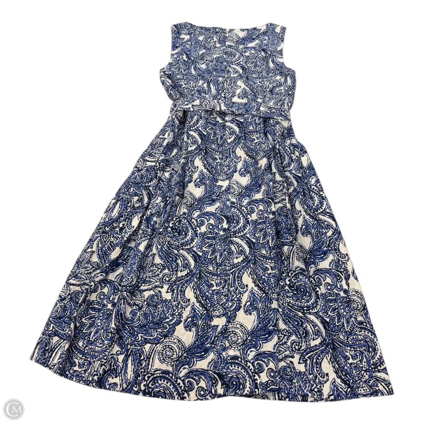 Dress Casual Short By Anne Klein In Blue & White, Size: 2