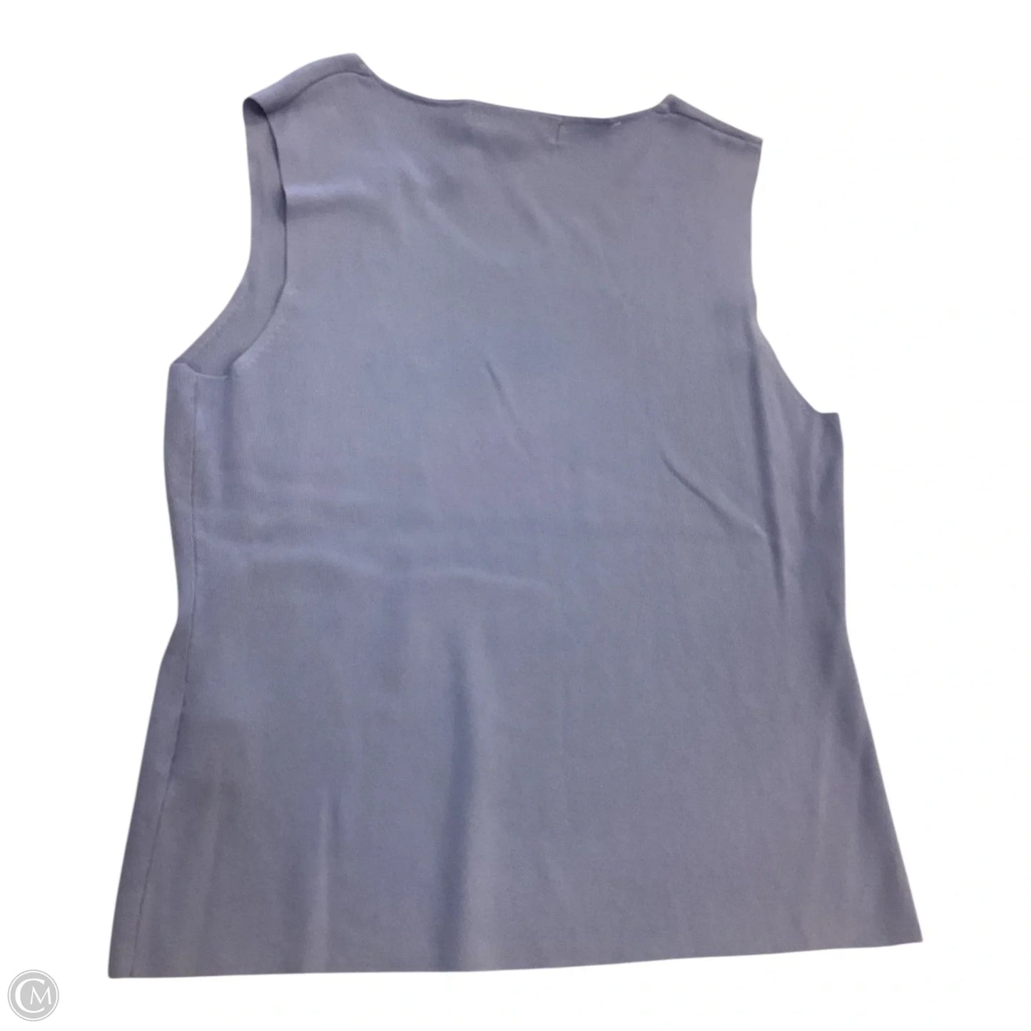 Top Sleeveless By Carolyn Taylor In Blue, Size: L