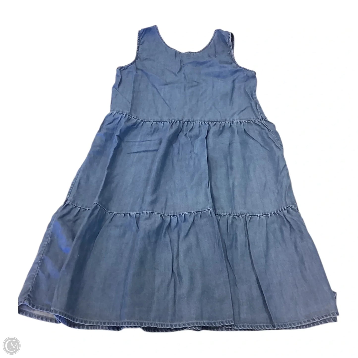 Dress Casual Short By Beachlunchlounge In Blue Denim, Size: S