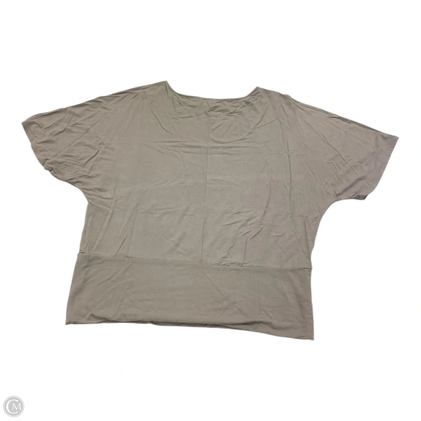 Top Short Sleeve By Tahari In Grey, Size: M