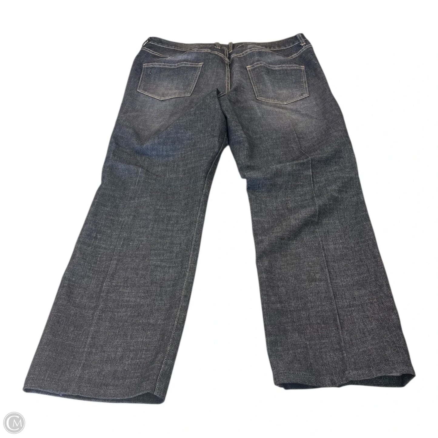 Jeans Straight By Chicos In Grey, Size: Xl