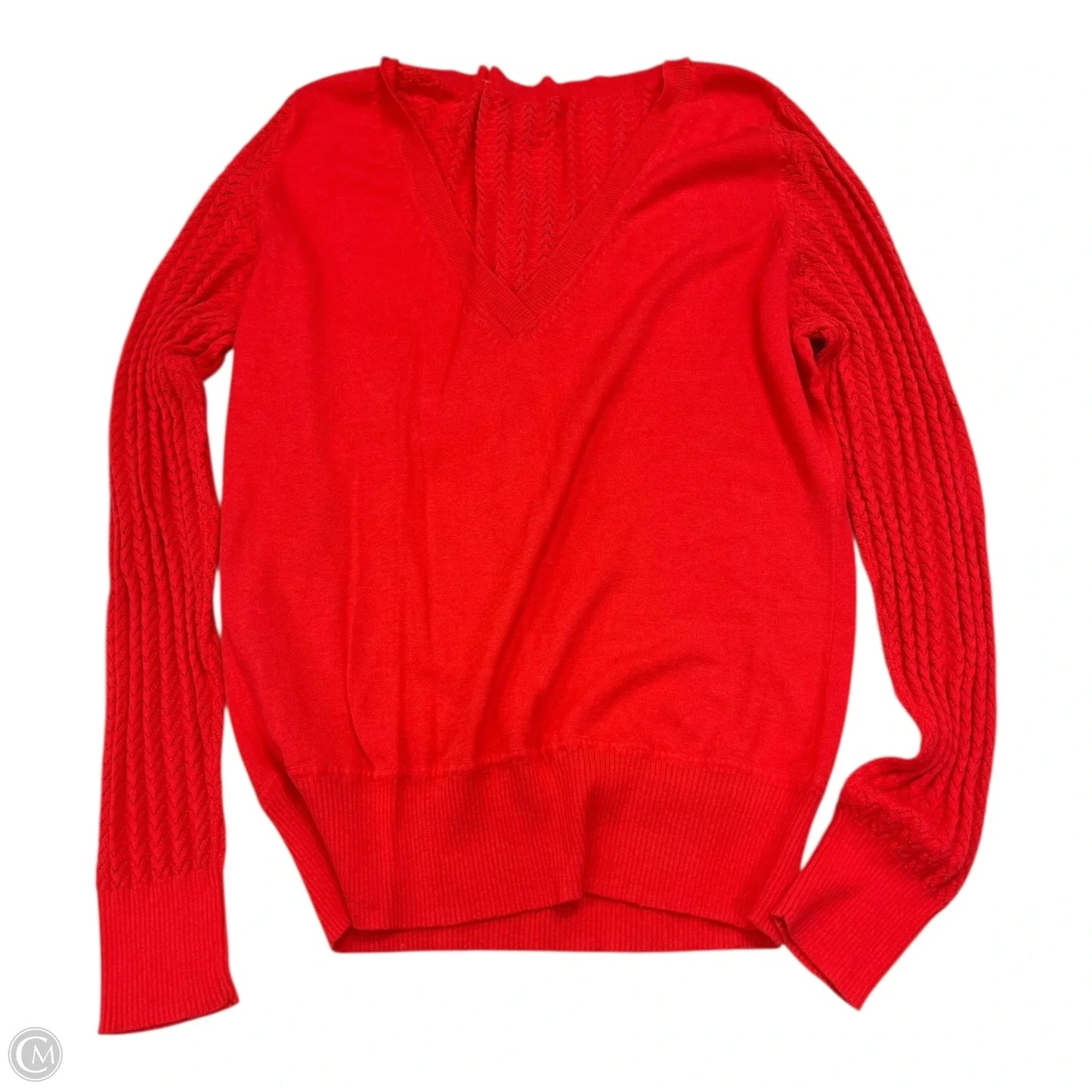 Top Long Sleeve By Etcetra In Coral, Size: Xl