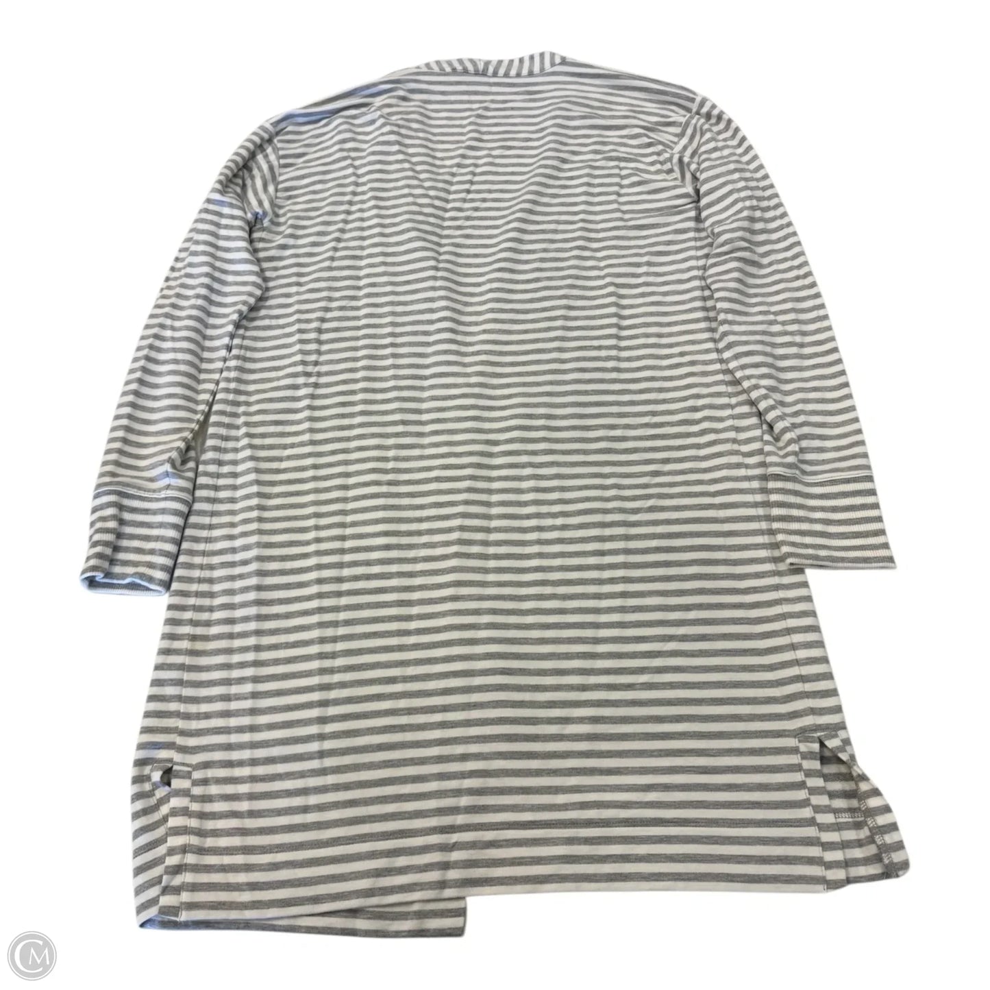 Cardigan By Loft In Striped Pattern, Size: M