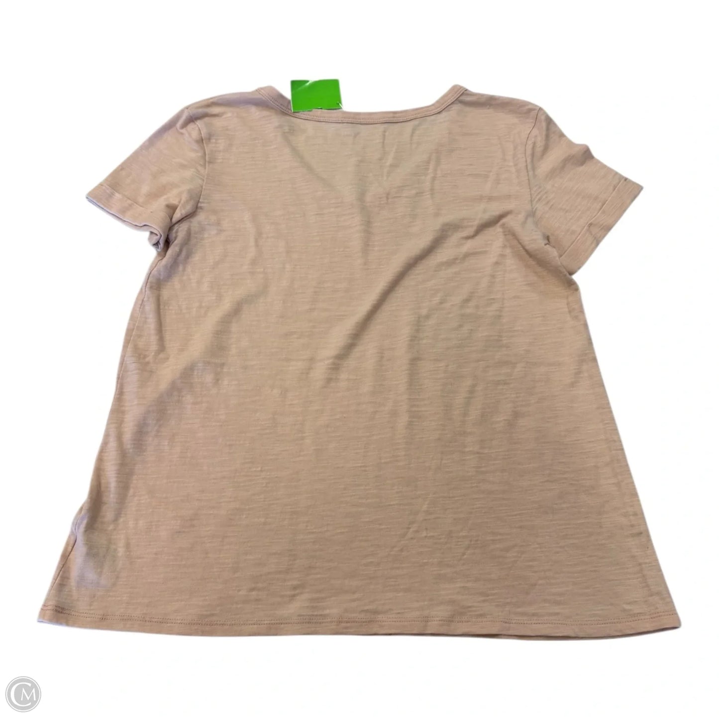 Top Short Sleeve By American Eagle In Peach, Size: S