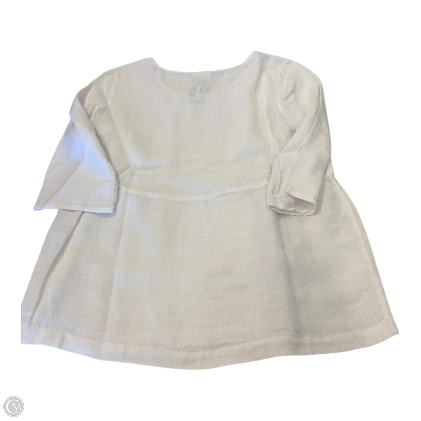 Top 3/4 Sleeve By Pure Jill In White, Size: S