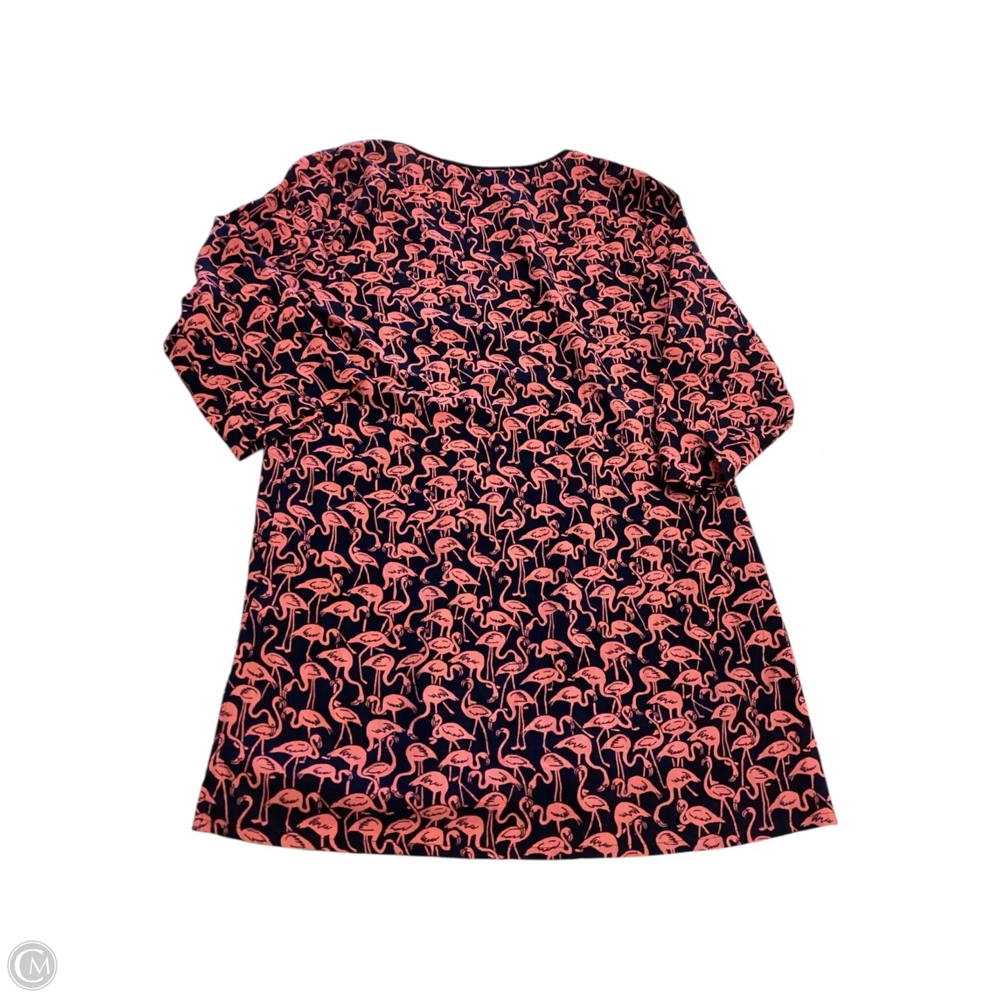 Top 3/4 Sleeve By J. Crew In Blue & Pink, Size: M